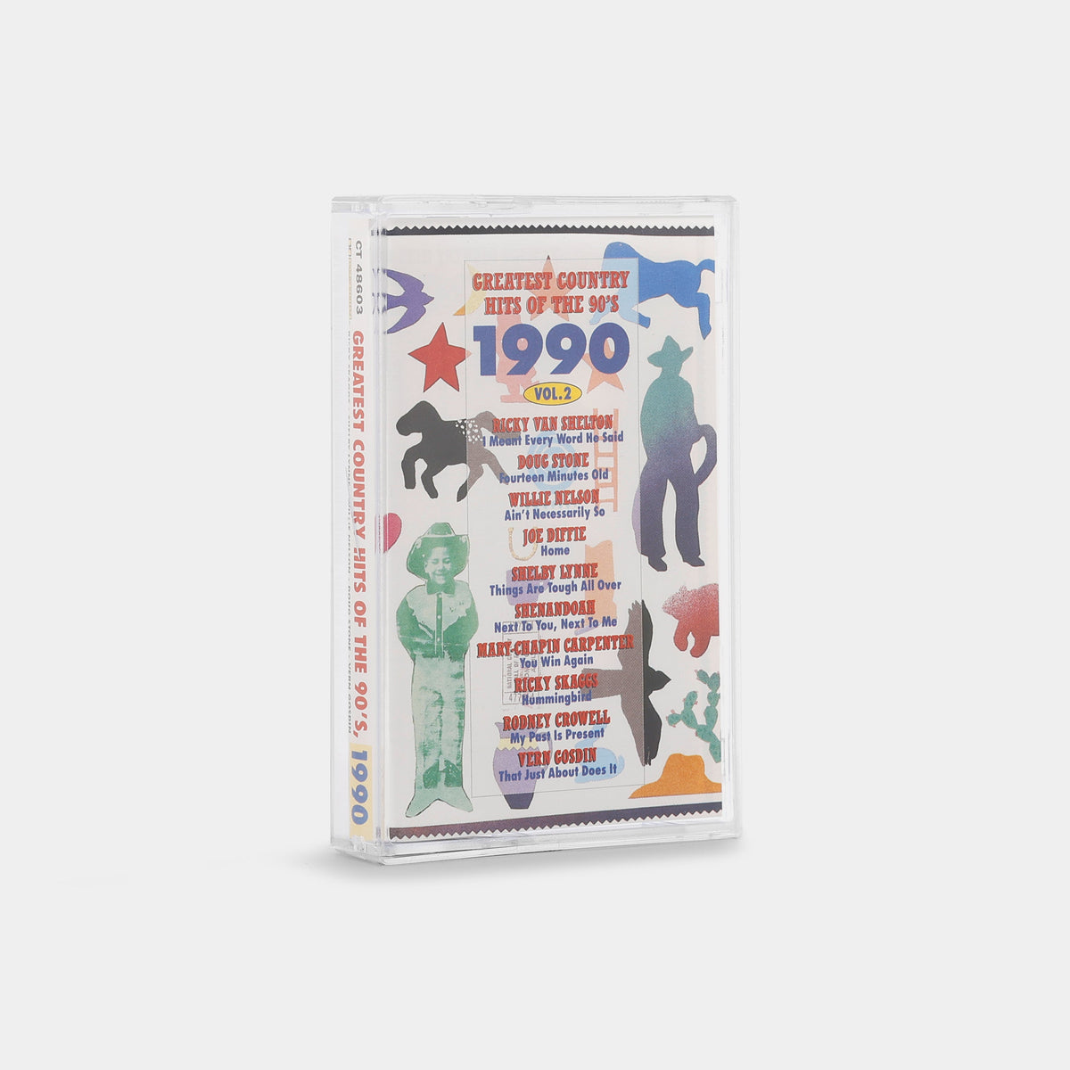 Greatest Country Hits Of The 90's, 1990, Vol. 2 Cassette Tape