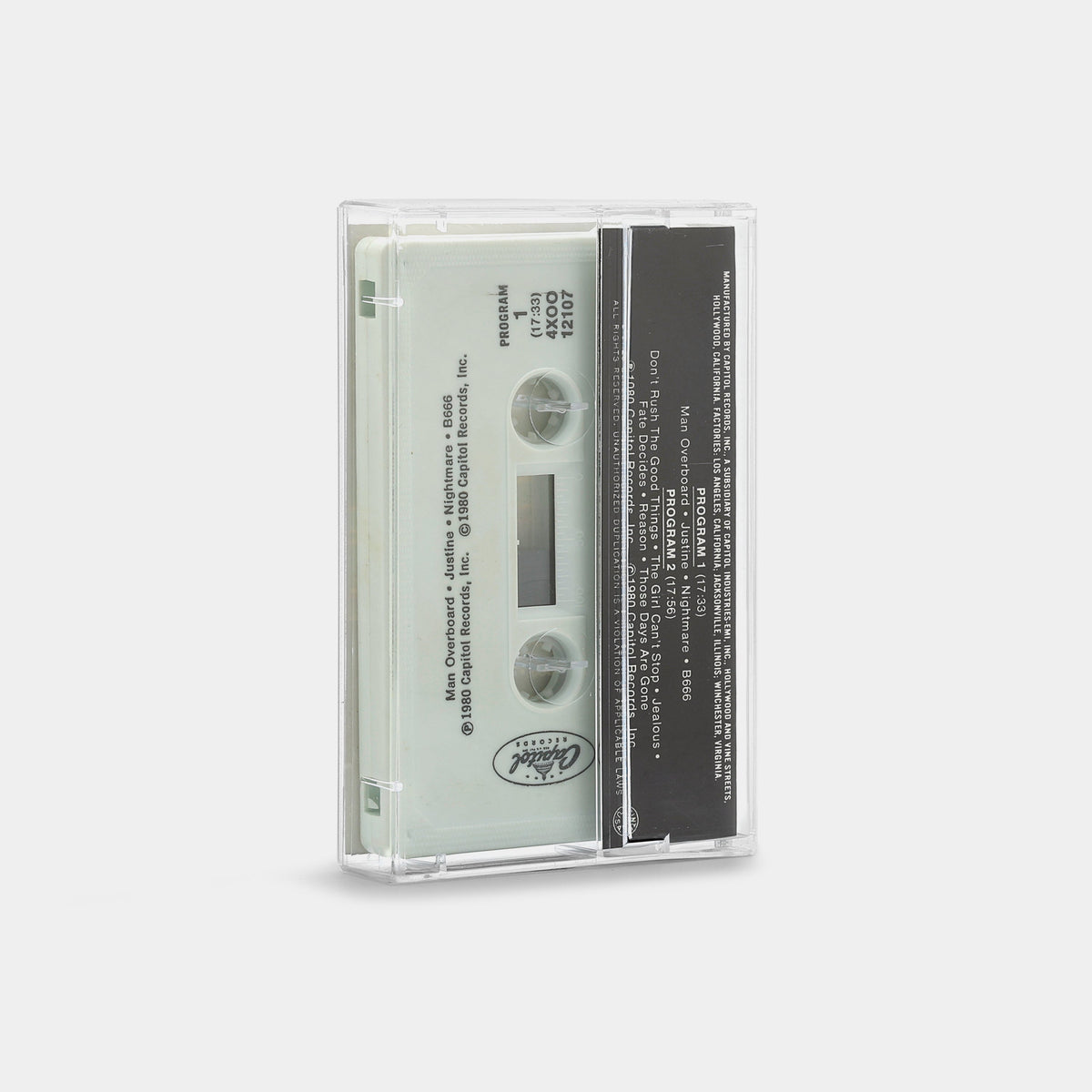 Bob Welch - Man Overboard Cassette Tape