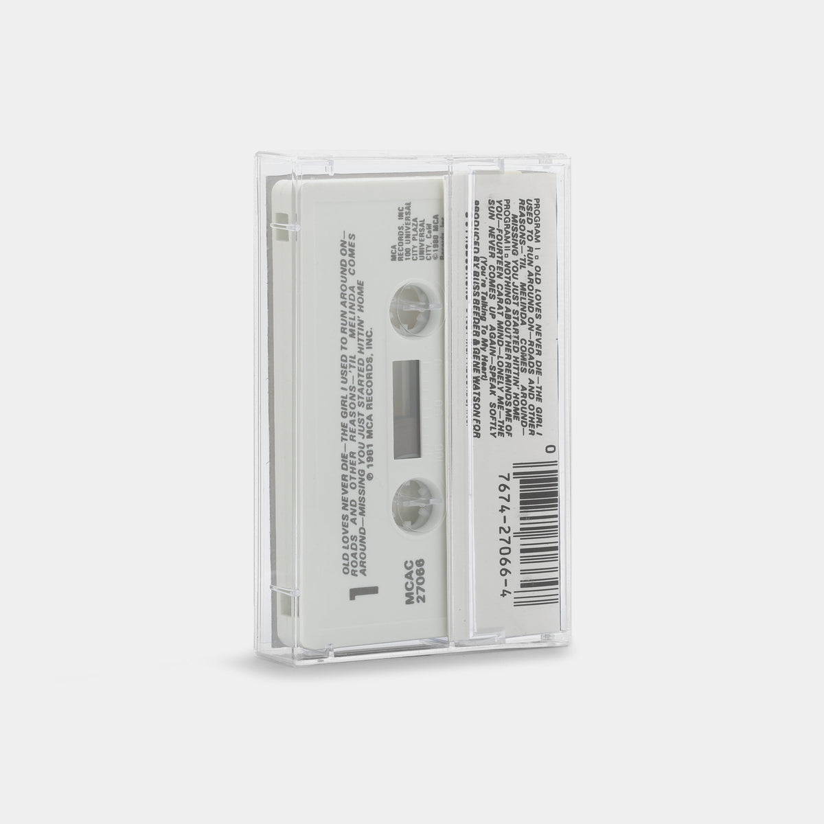 Gene Watson - Old Loves Never Die Cassette Tape