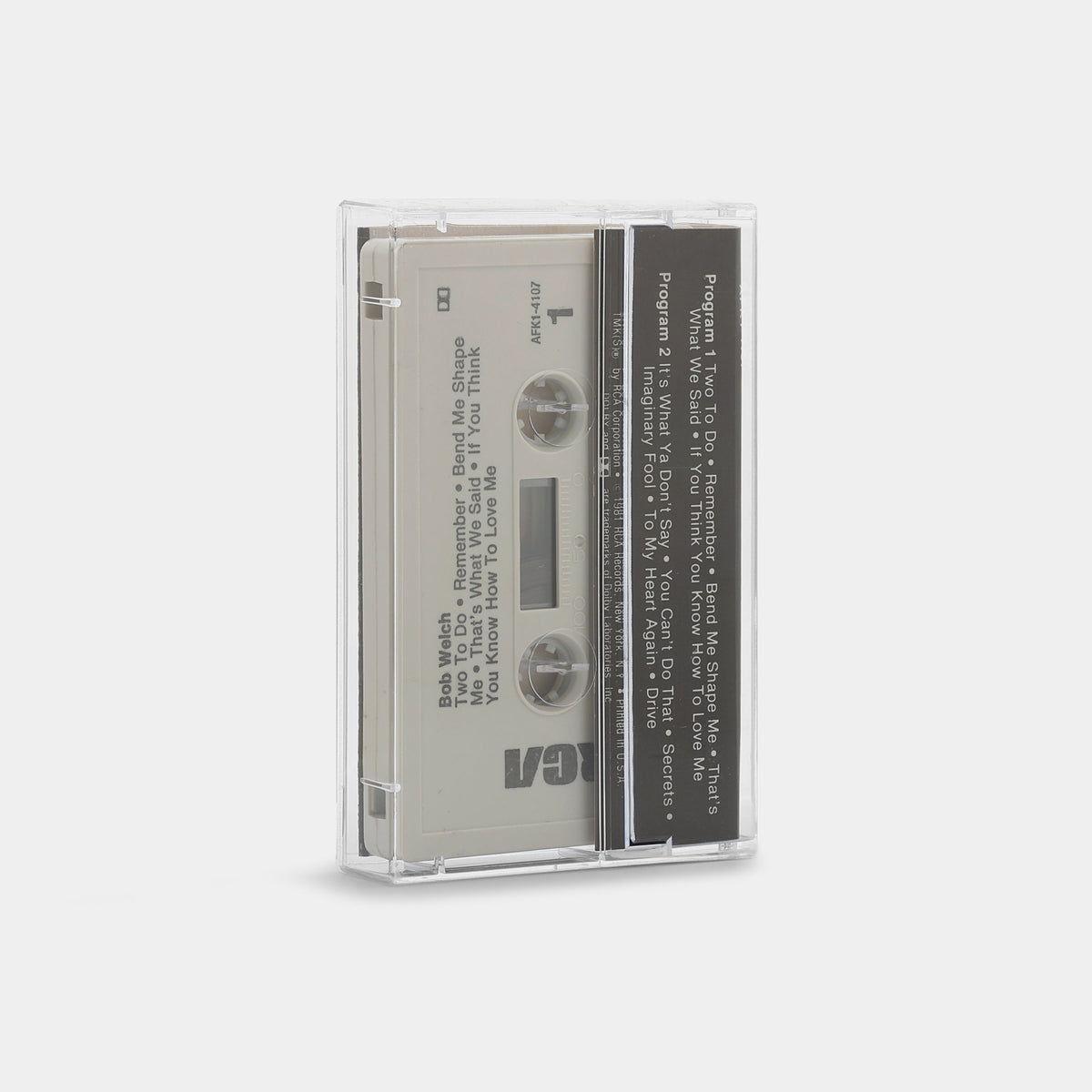 Bob Welch - Bob Welch Cassette Tape