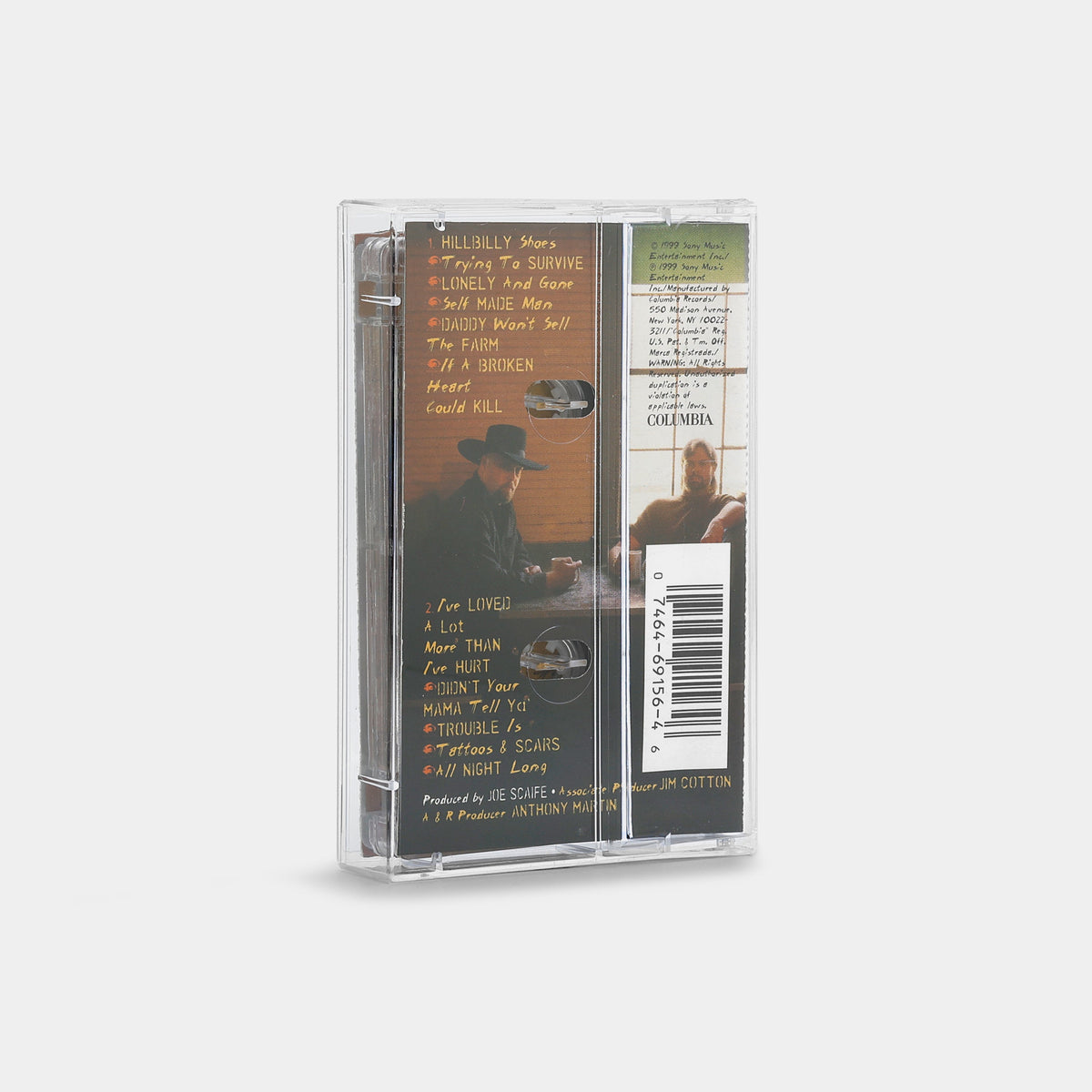 Montgomery Gentry - Tattoos & Scars Cassette Tape