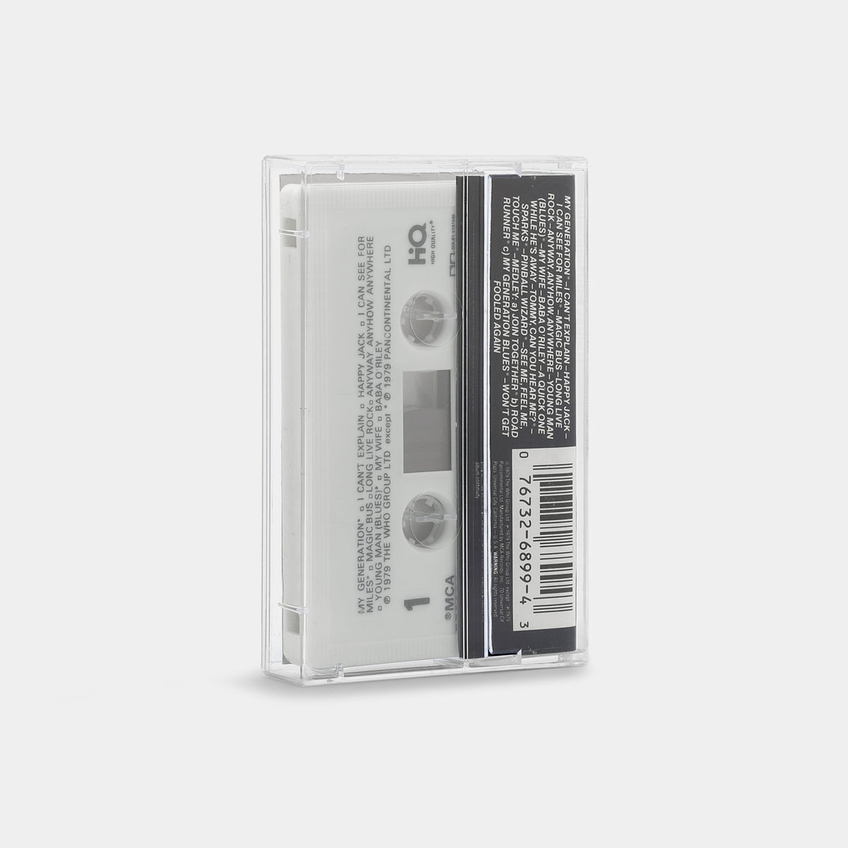 The Who - The Kids Are Alright Cassette Tape