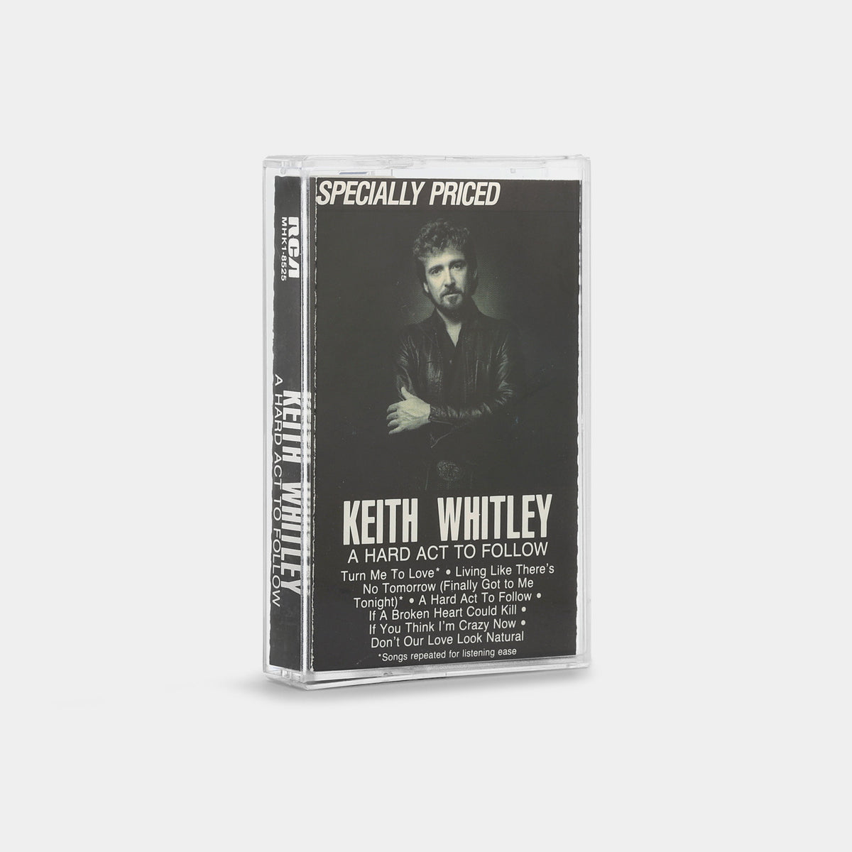 Keith Whitley - A Hard Act To Follow Cassette Tape