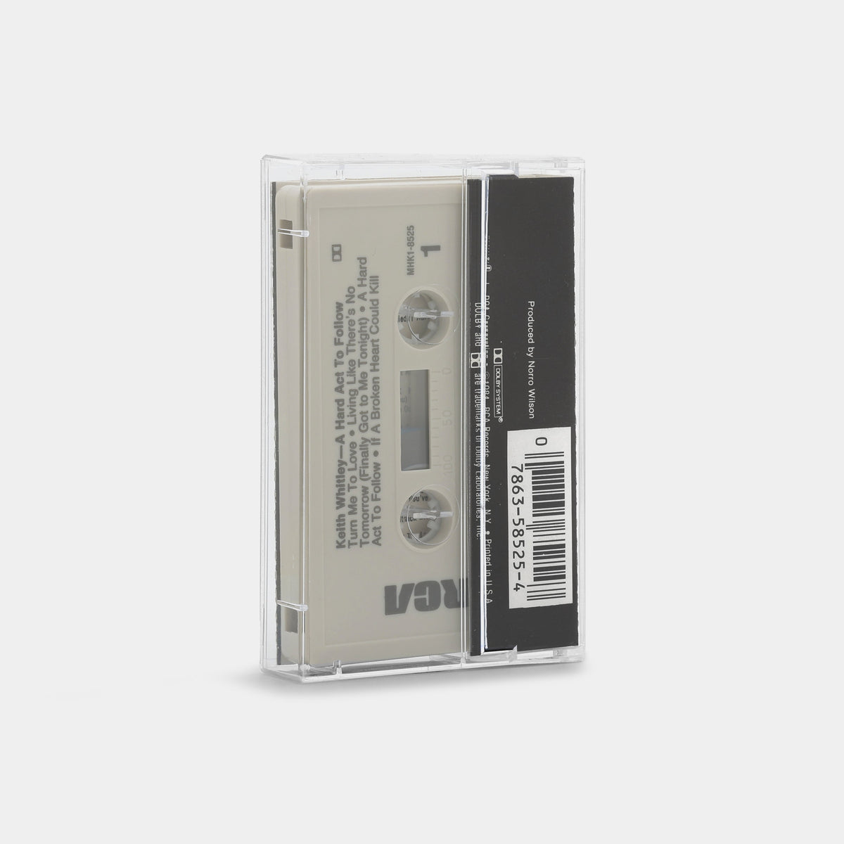 Keith Whitley - A Hard Act To Follow Cassette Tape