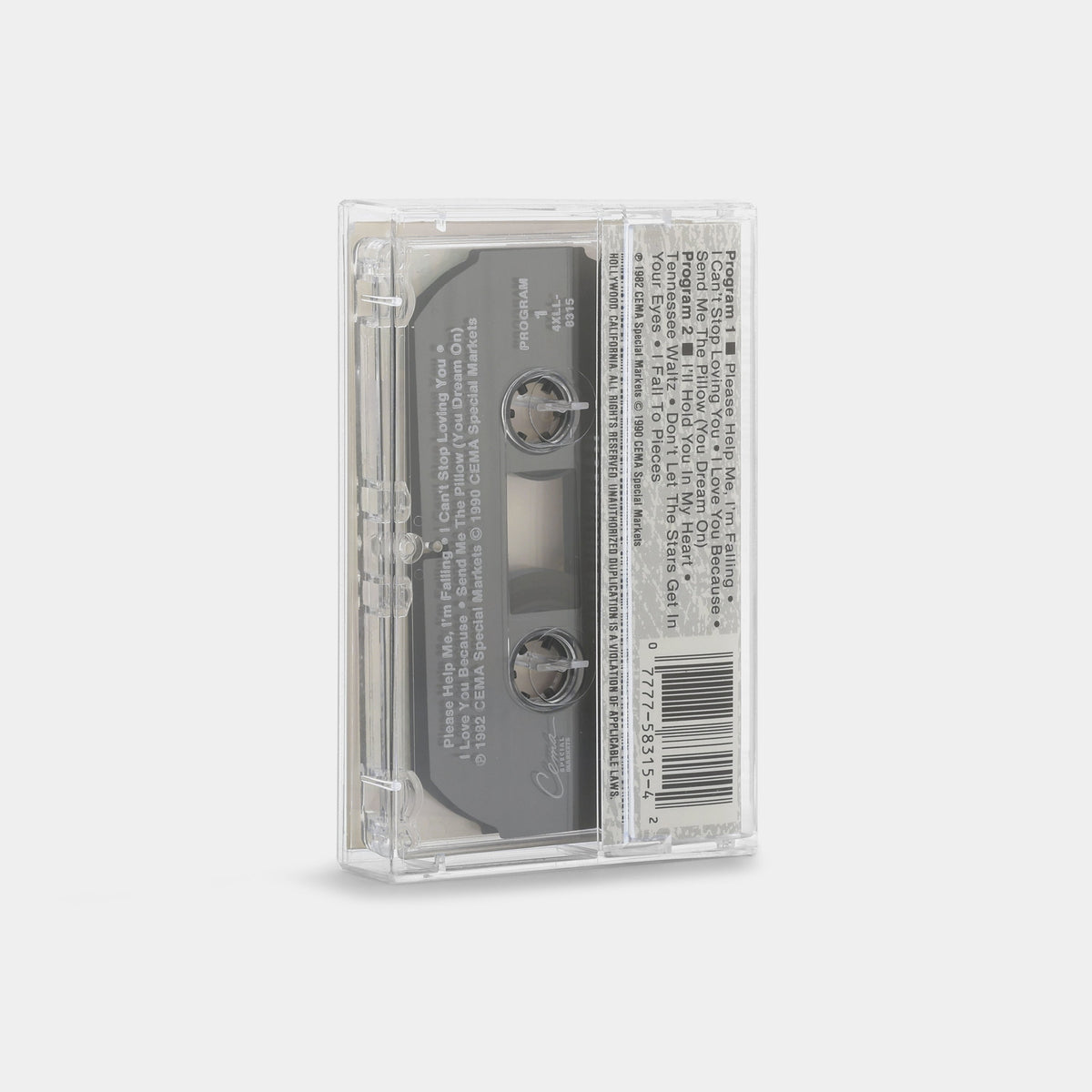 Slim Whitman - I Love You Because Cassette Tape