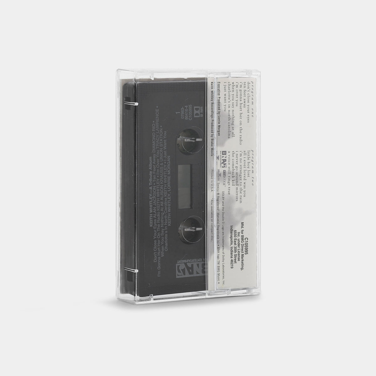 Keith Whitley: A Tribute Album Cassette Tape