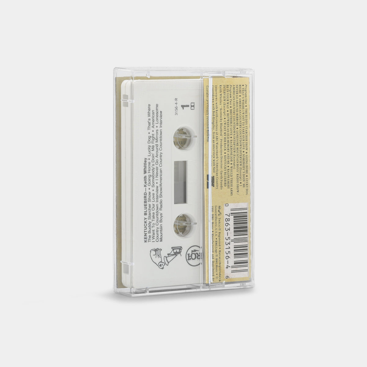 Keith Whitley - Kentucky Bluebird Cassette Tape