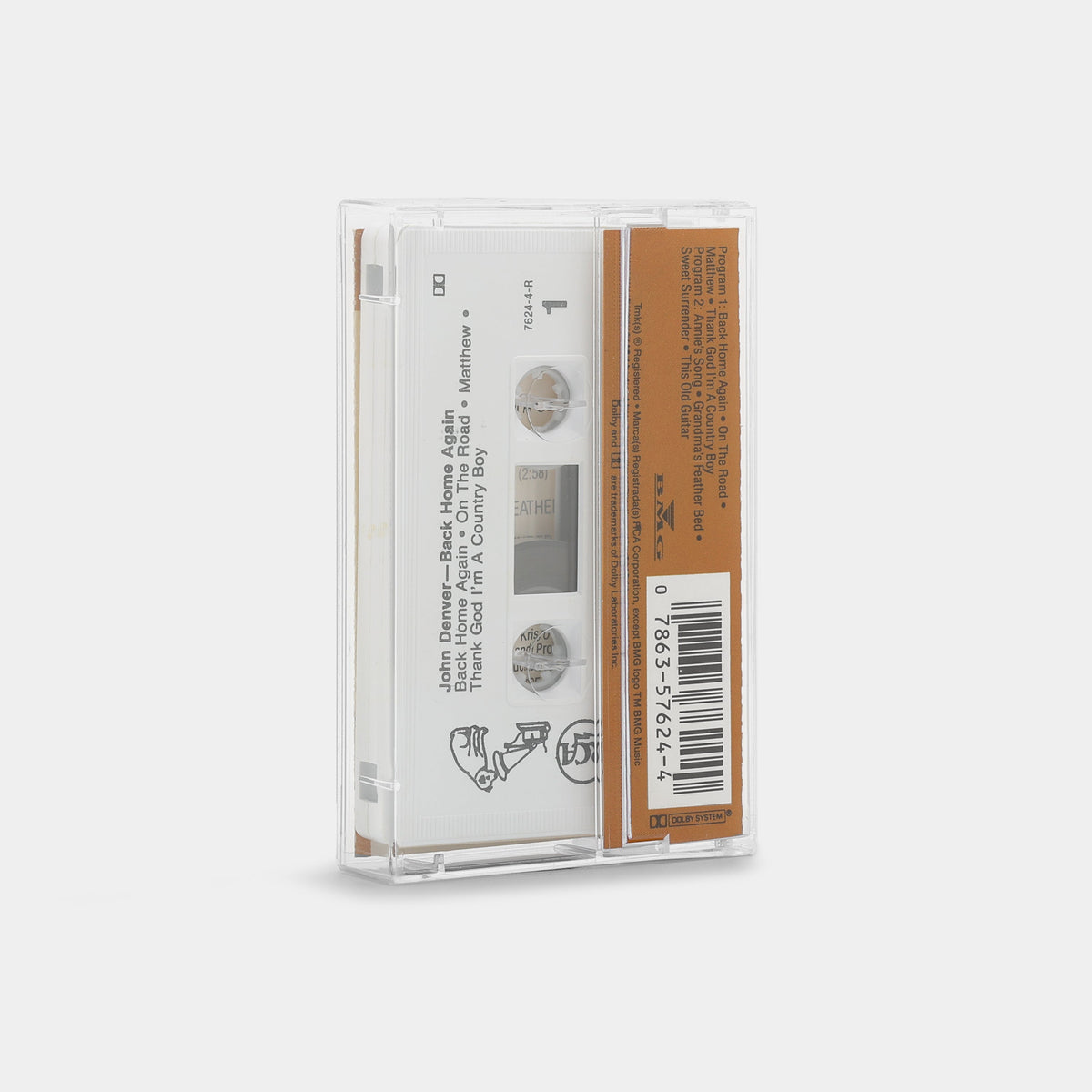 John Denver - Back Home Again Cassette Tape