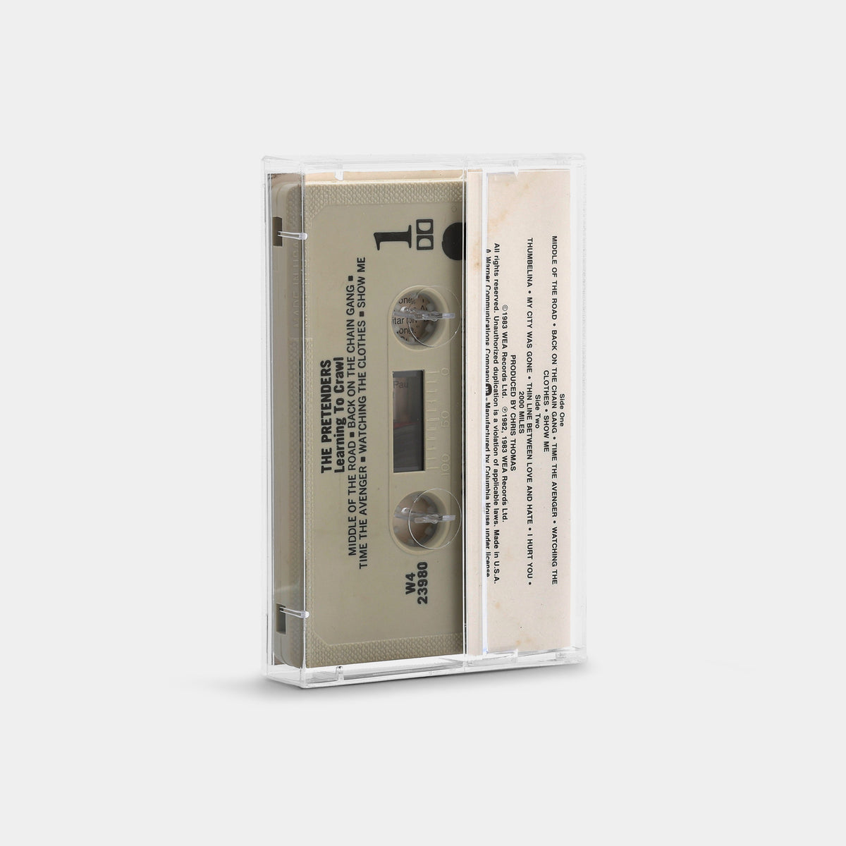 The Pretenders - Learning To Crawl Cassette Tape