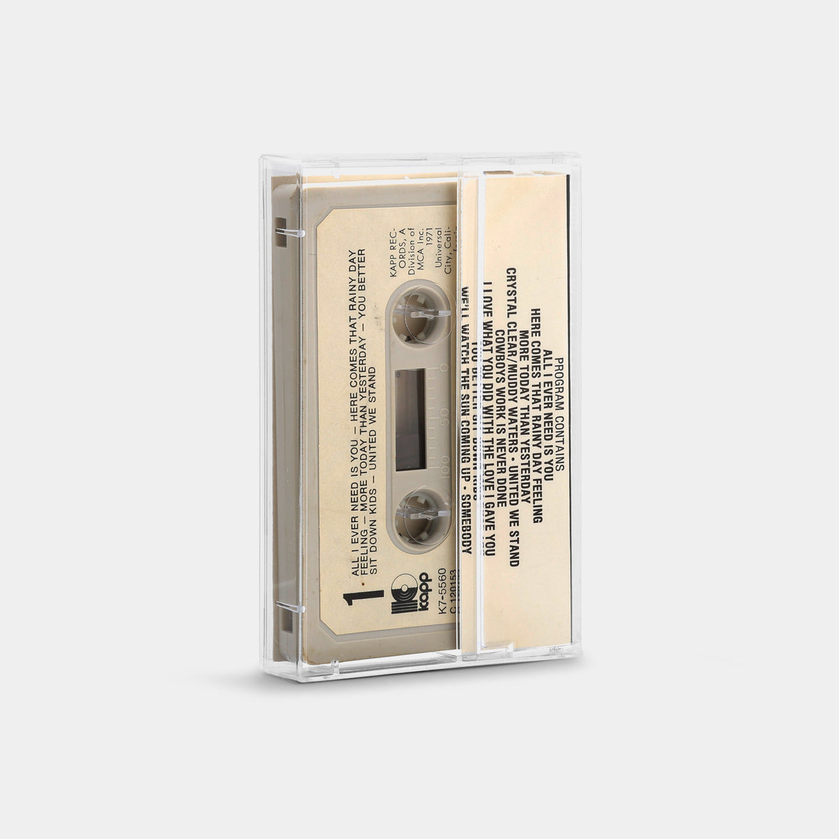 Sonny & Cher - All I Ever Need Is You Cassette Tape