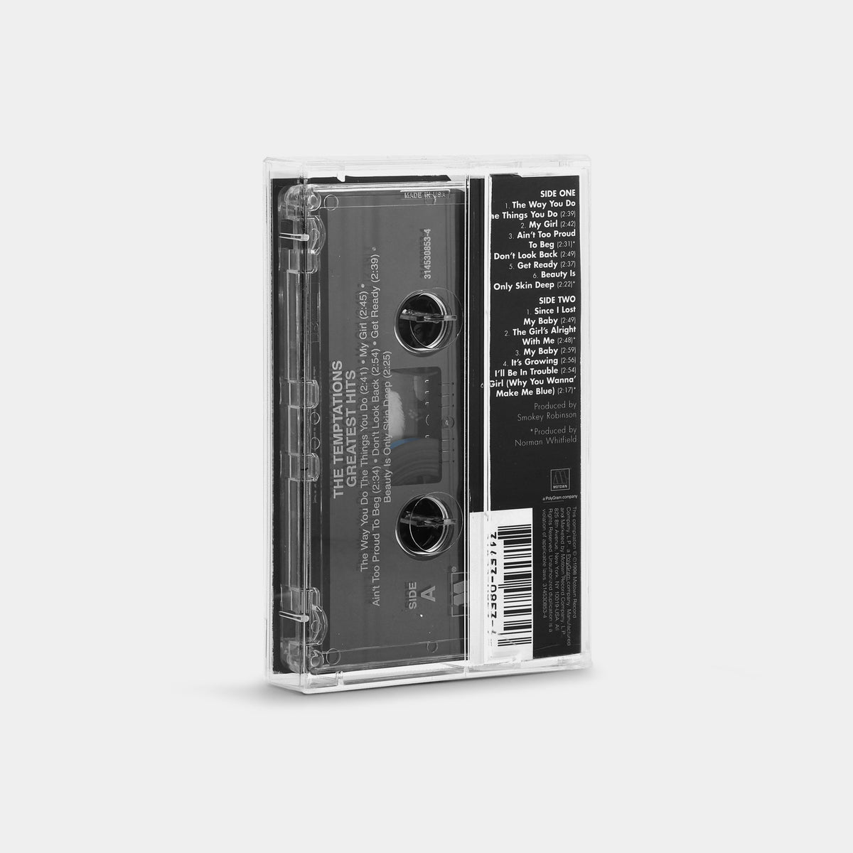 The Temptations - Greatest Hits Cassette Tape