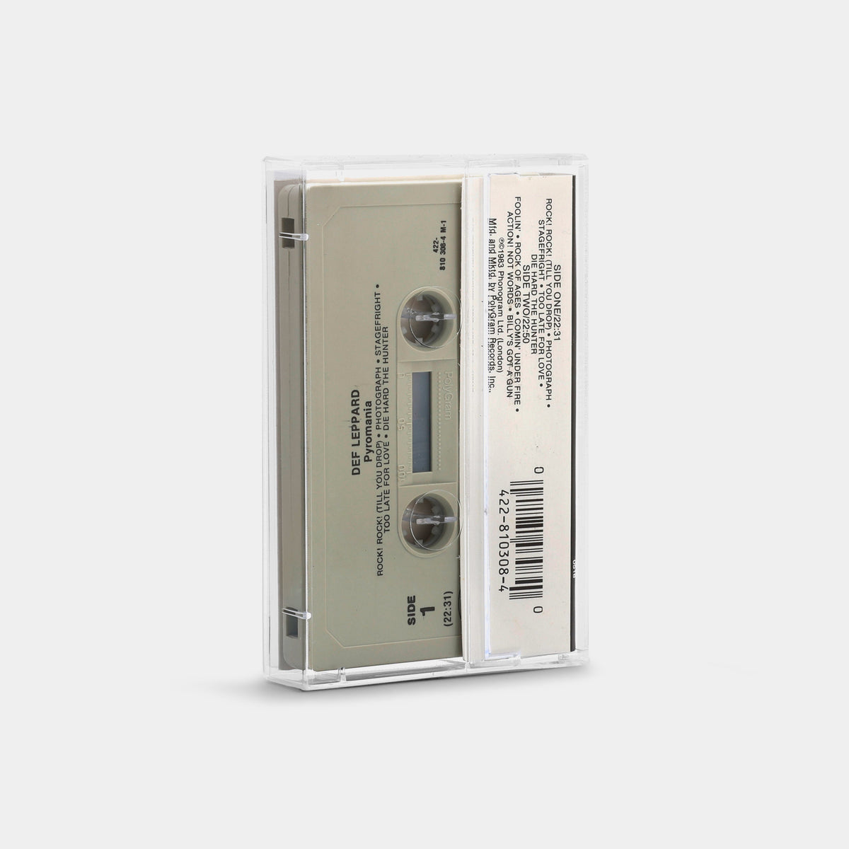 Def Leppard - Pyromania Cassette Tape