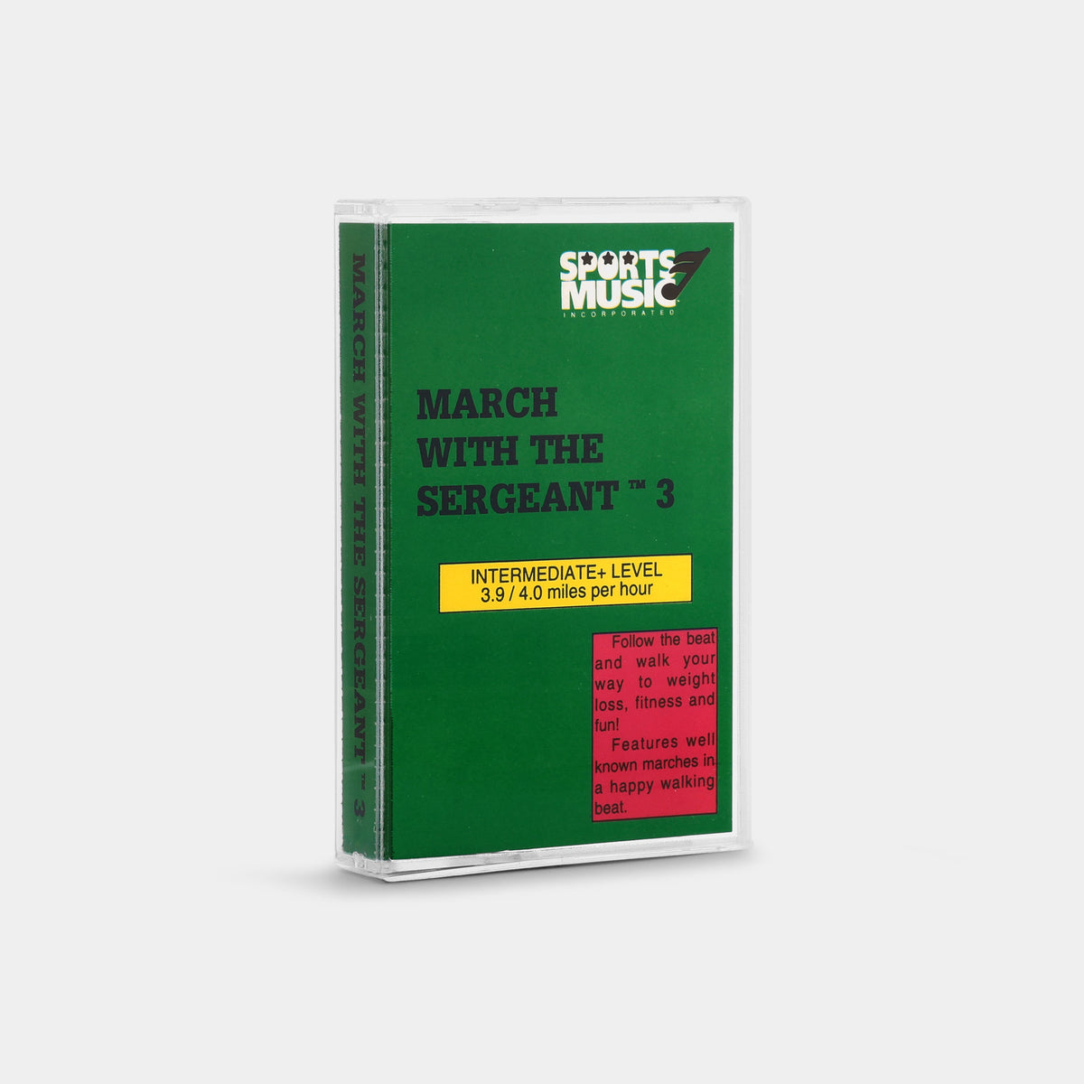 Sports Music Incorporated - March With The Sergeant 3 Cassette Tape