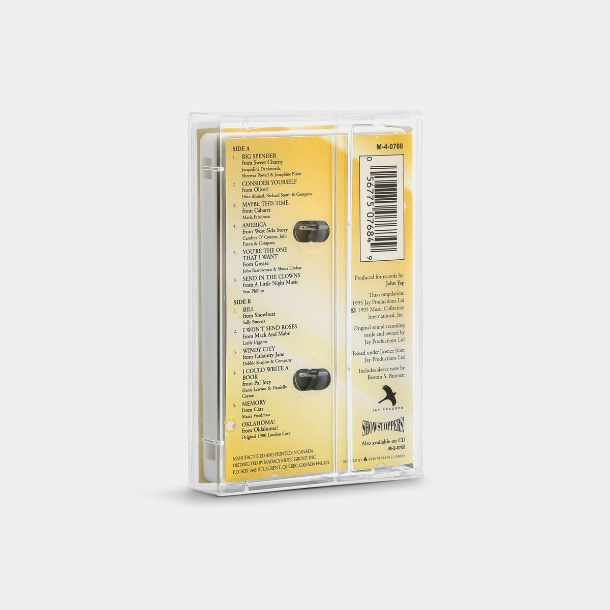 Showstoppers (A Collection Of Timeless Hits From The Musicals) Cassette Tape