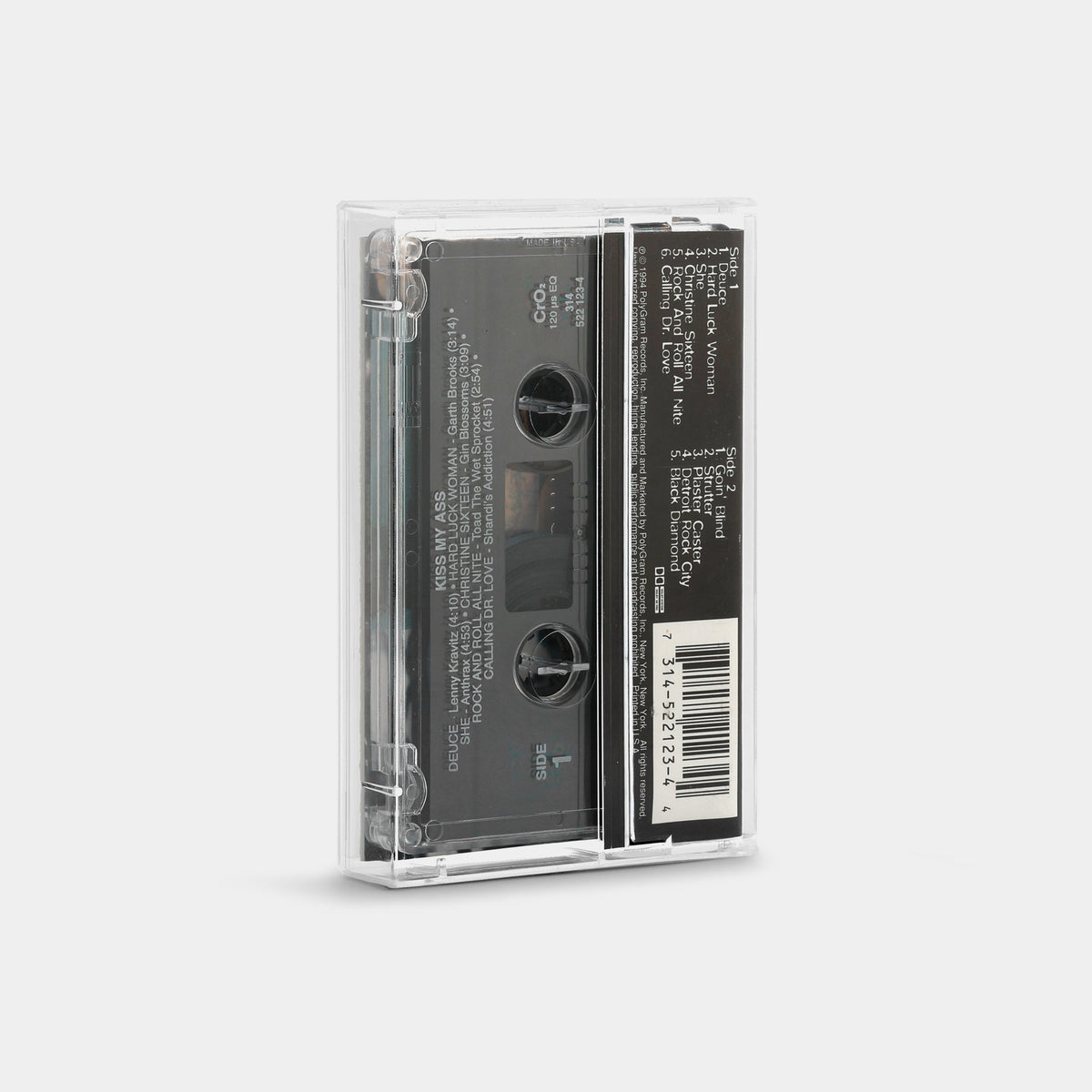 Kiss My Ass: Classic Kiss Regrooved Cassette Tape