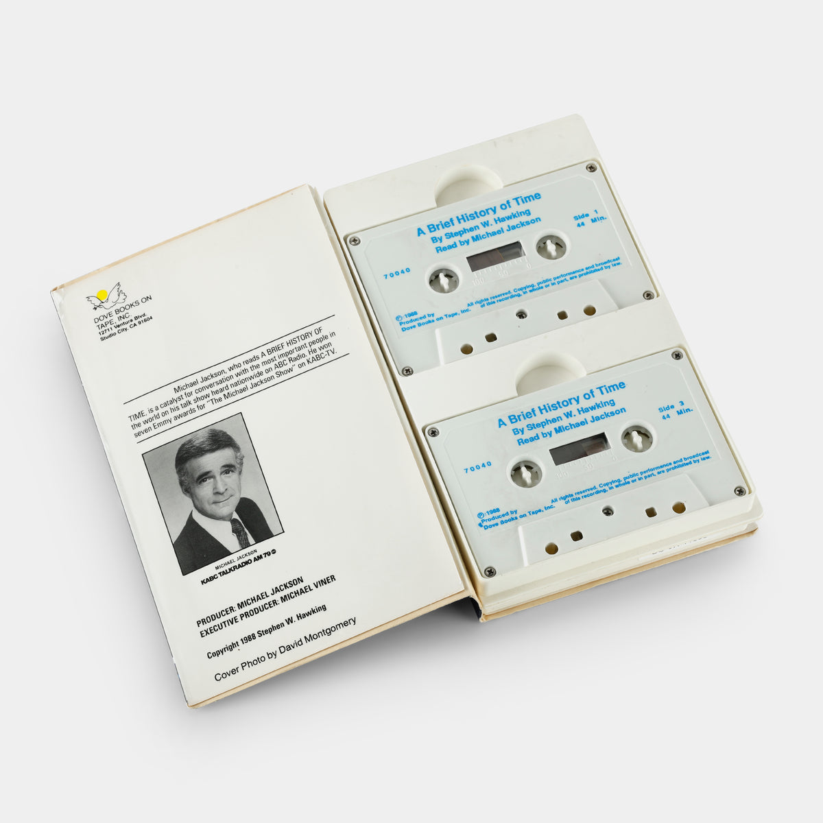 A Brief History Of Time - Stephen W. Hawking Audio Book 4x Cassette Tape