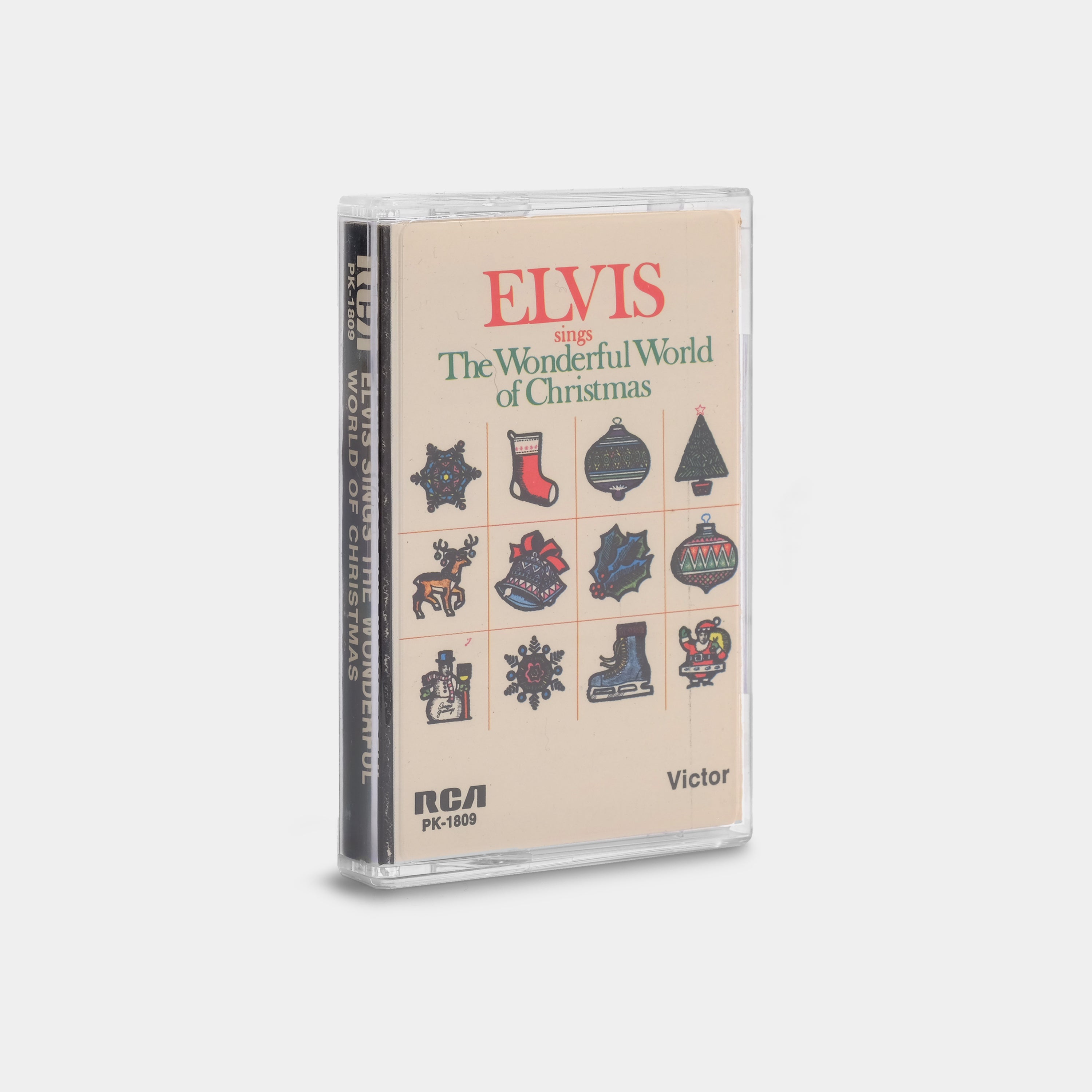 Elvis Presley - Elvis Sings The Wonderful World of Christmas Cassette Tape