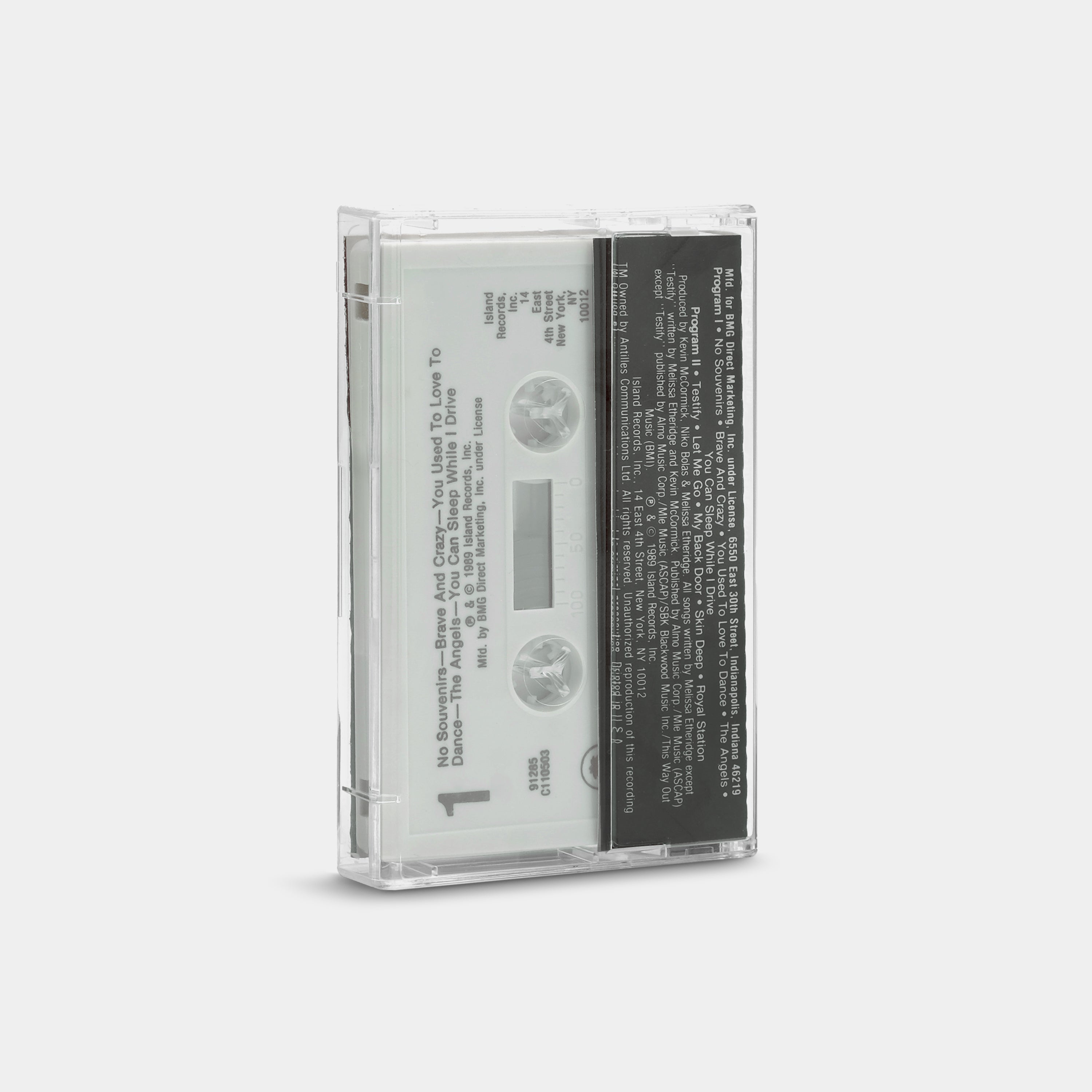 Melissa ‎Etheridge - Brave And Crazy Cassette Tape