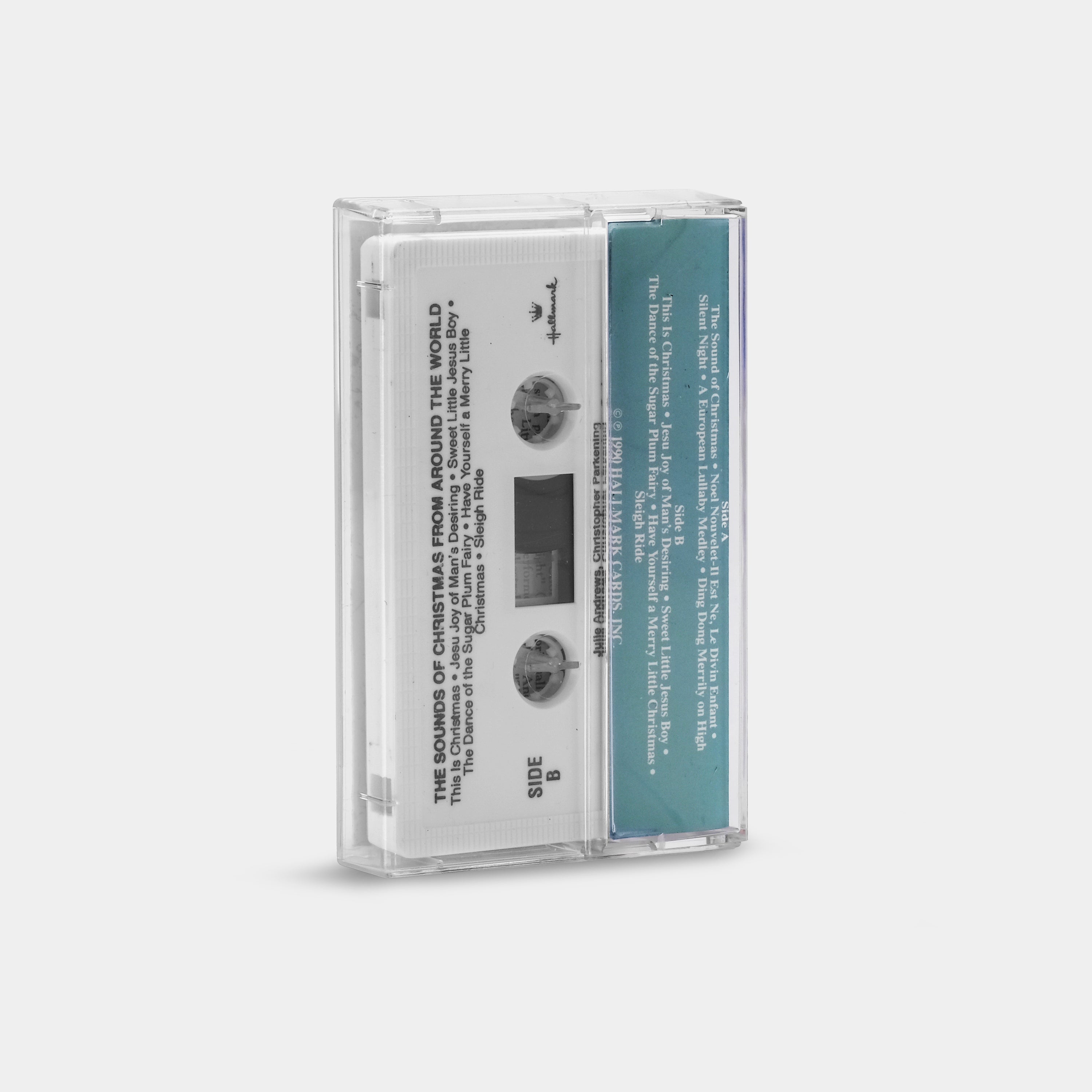 Hallmark: Julie Andrews Featuring Christopher Parkening, The Ambrosian Boys' Choir, The London Symphony Orchestra, Ian Fraser - The Sounds Of Christmas From Around The World Cassette Tape