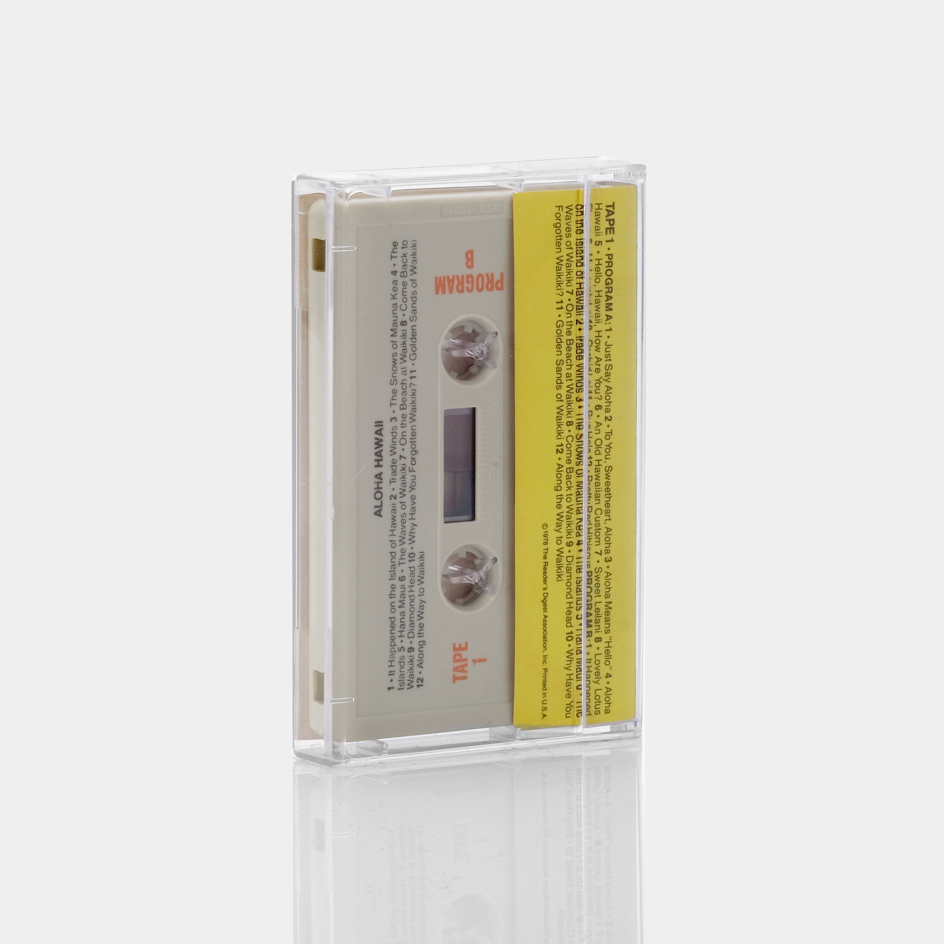 Aloha Hawaii (Tape 1) Cassette Tape