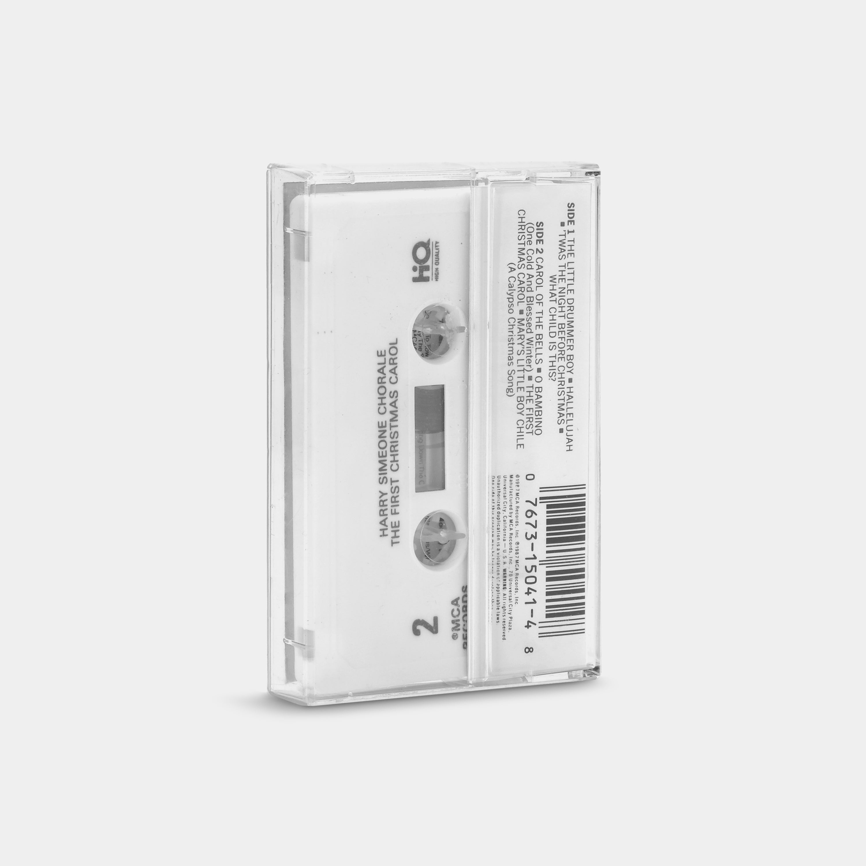 The Harry Simeone Chorale - The First Christmas Carol Cassette Tape