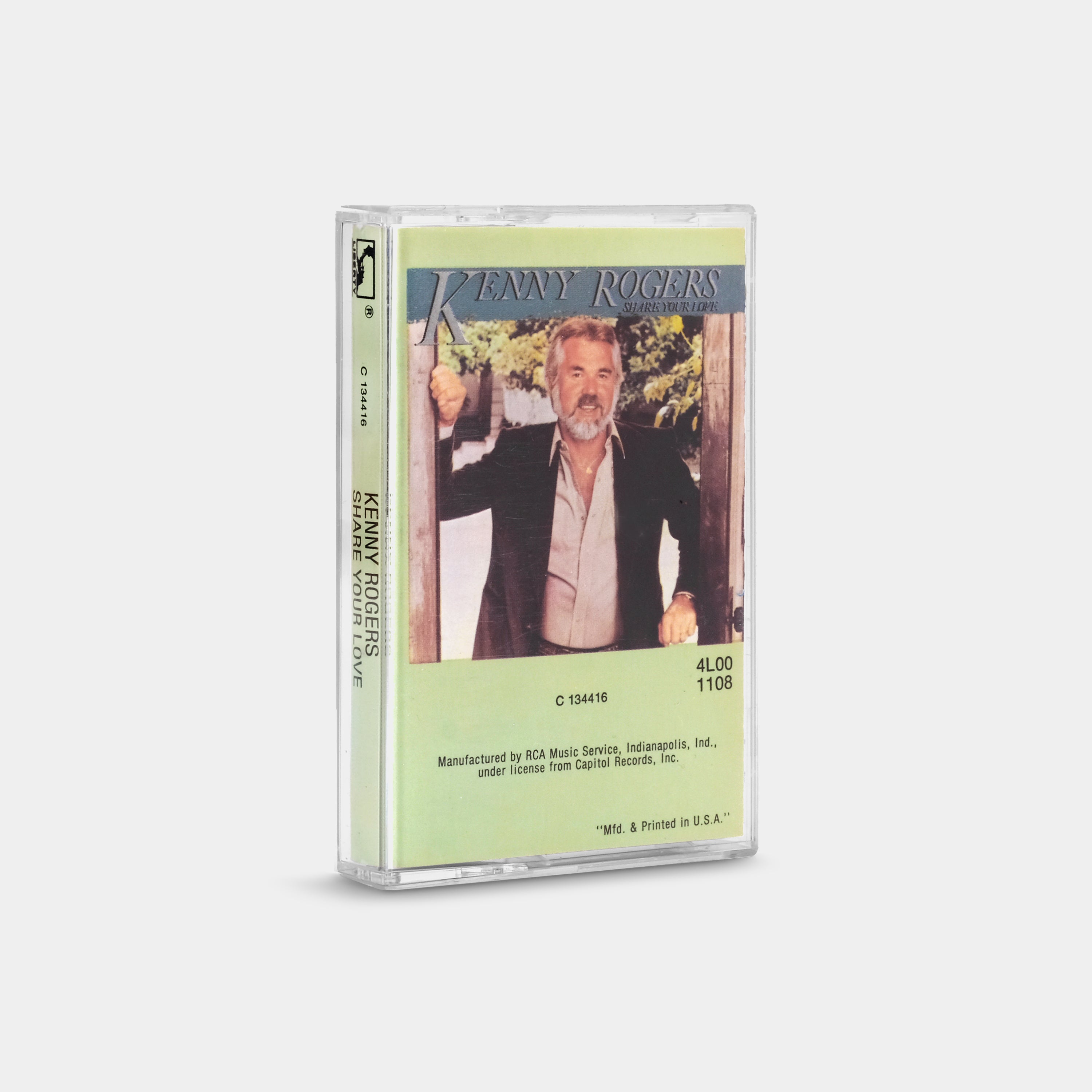 Kenny Rogers - Share Your Love Cassette Tape