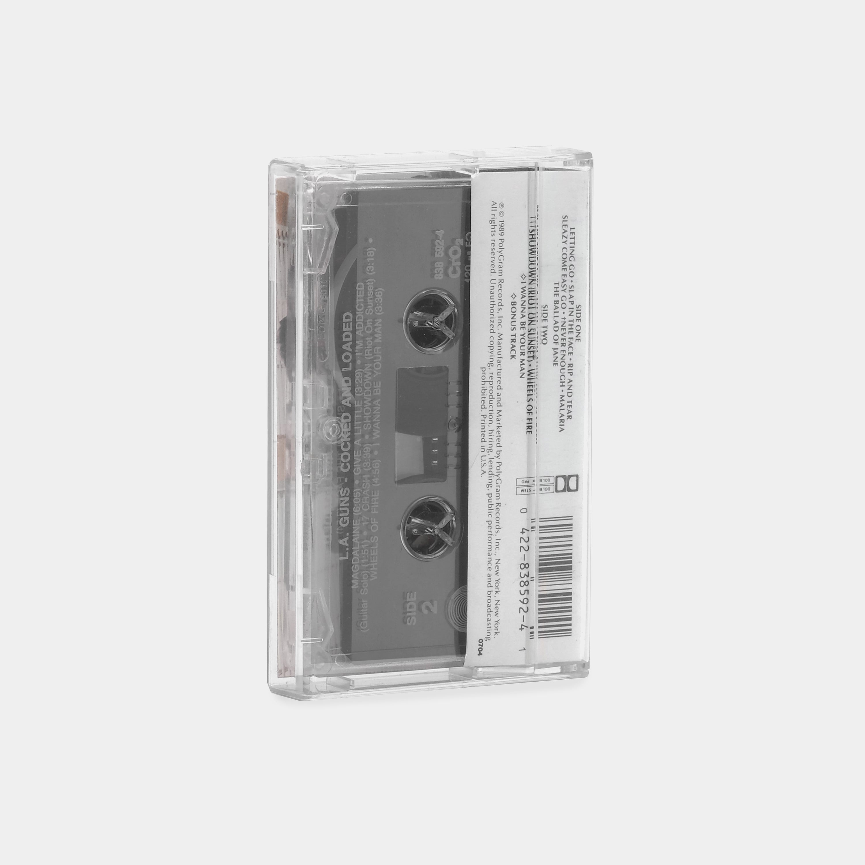 L.A. Guns - Cocked & Loaded Cassette Tape