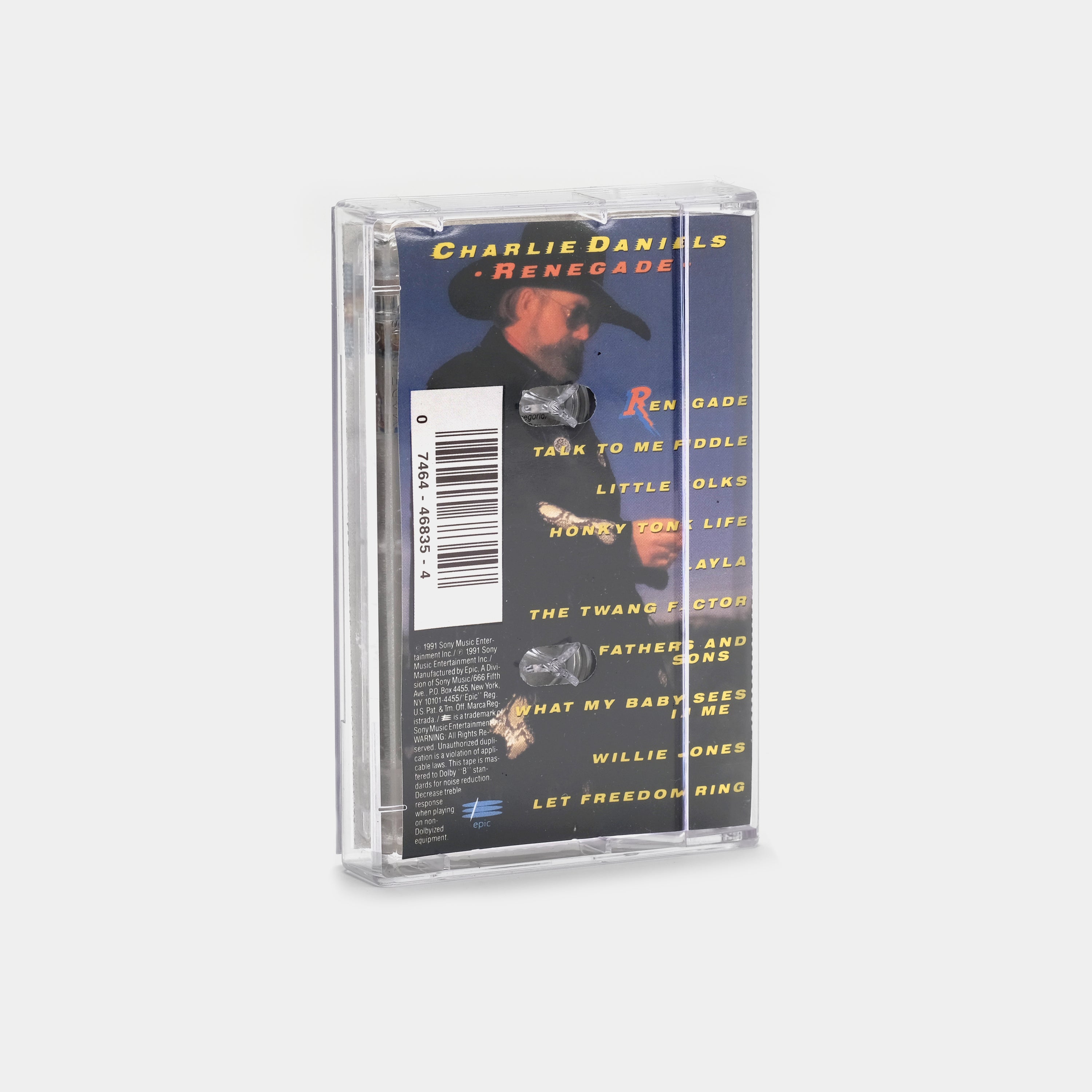 Charlie Daniels - Renegade Cassette Tape