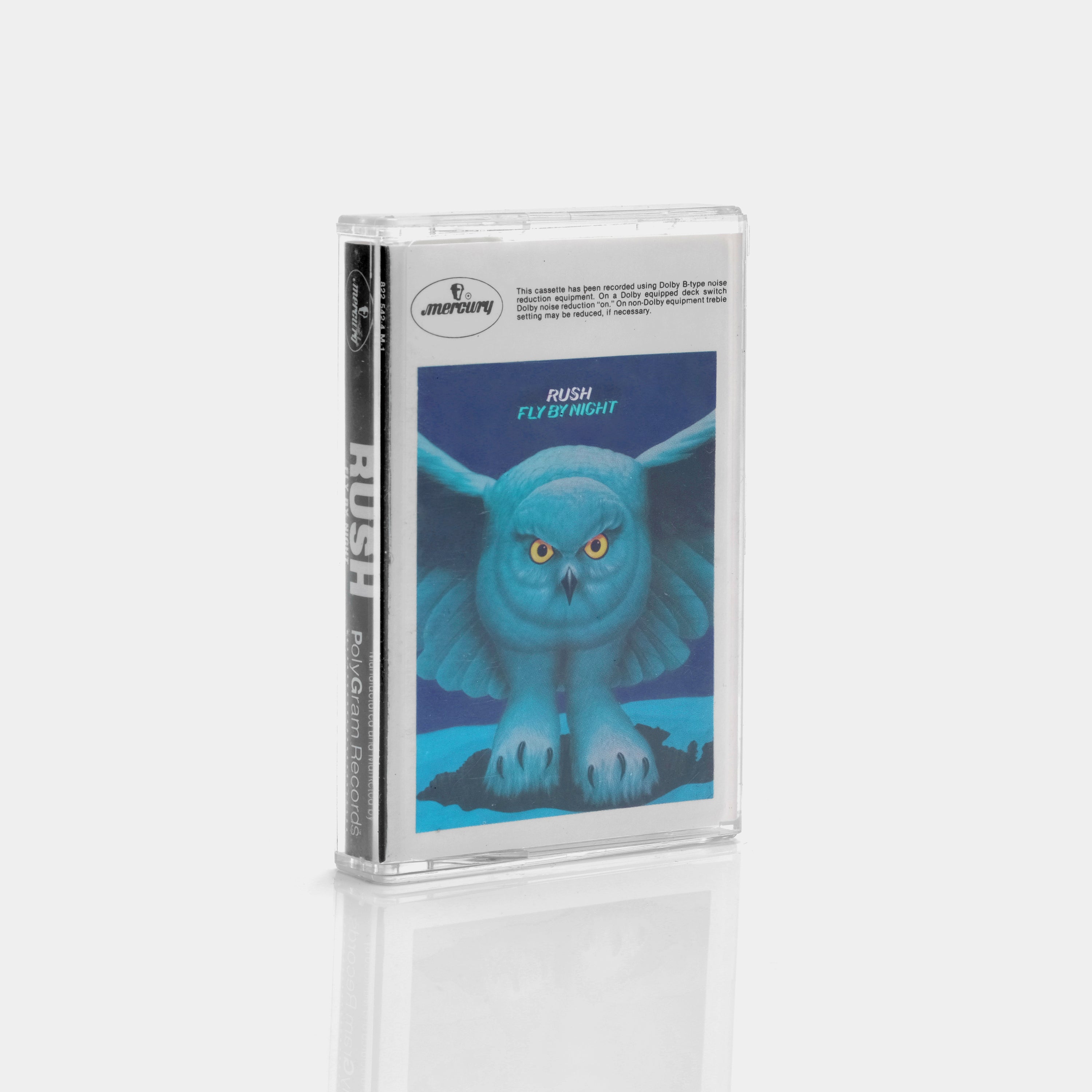Rush Fly By Night Cassette Tape 
