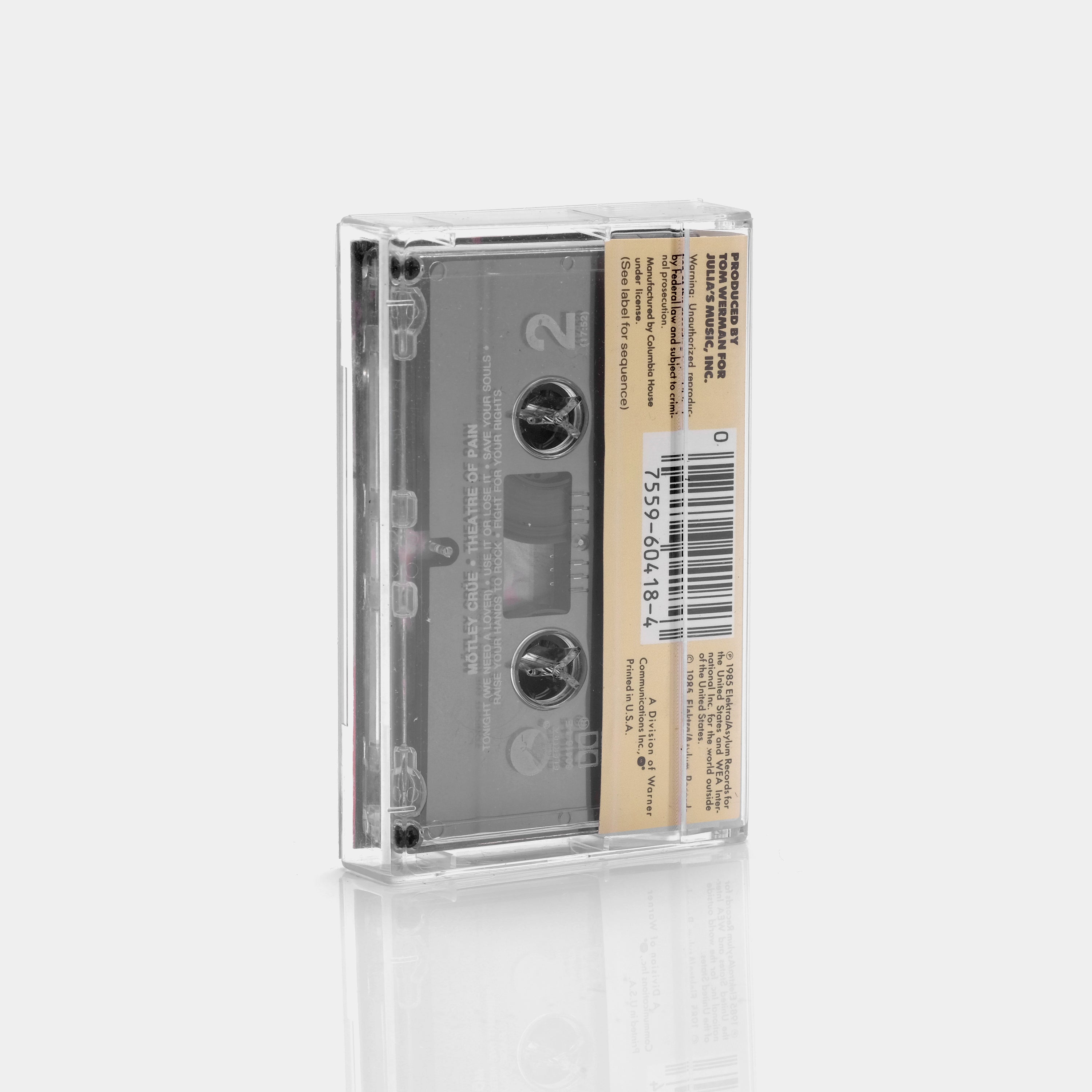 Mötley Crüe - Theatre Of Pain Cassette Tape