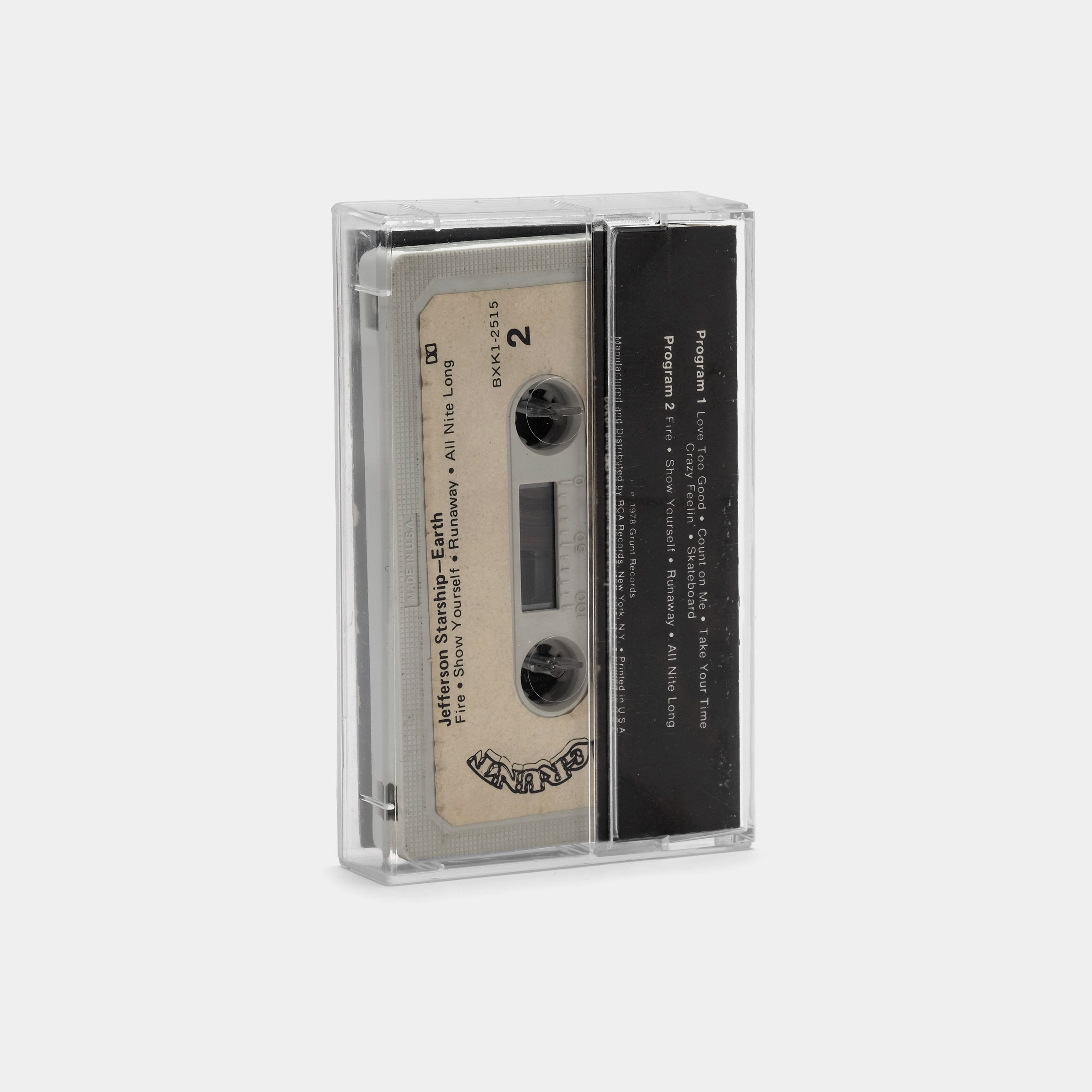 Jefferson Starship - Earth Cassette Tape