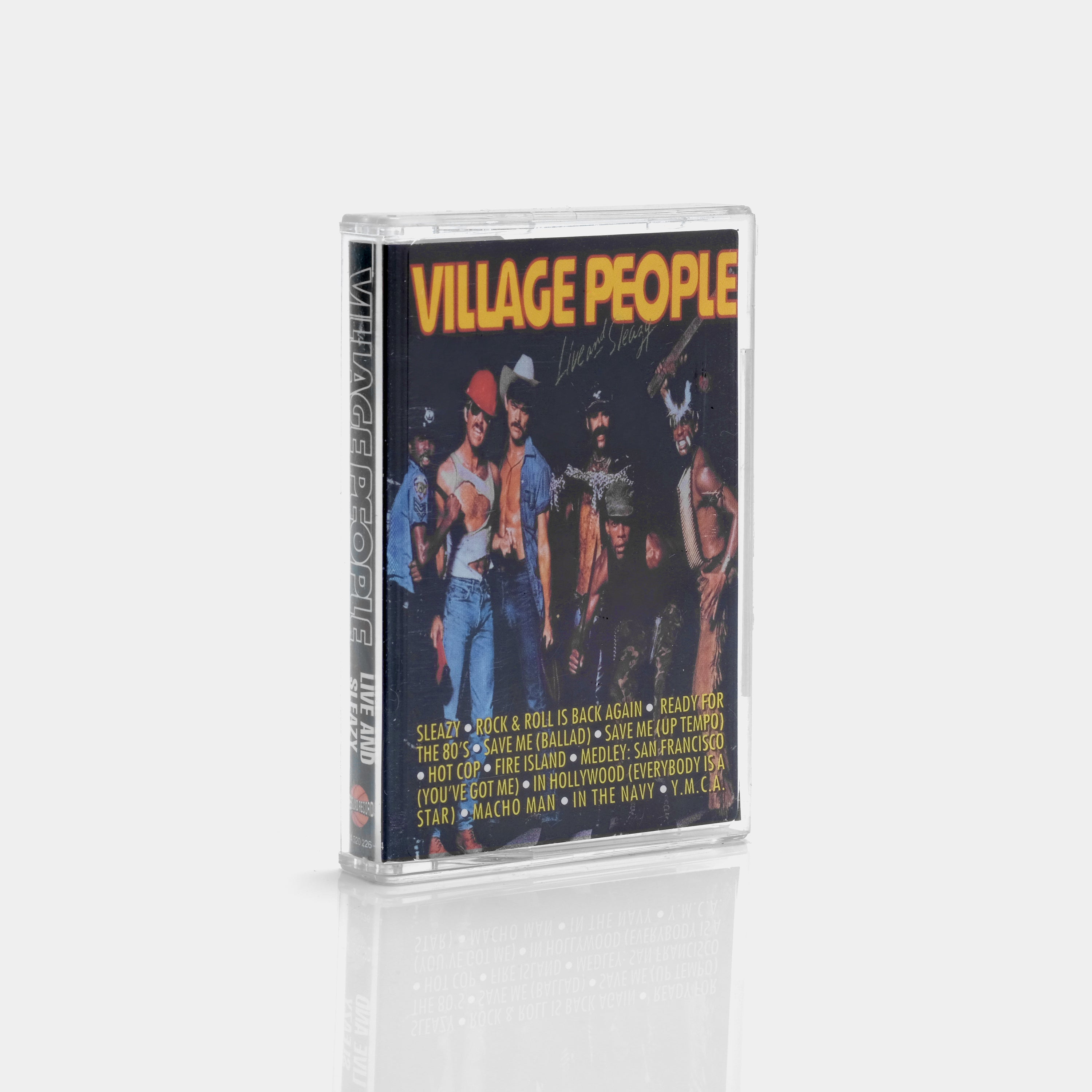 Village People - Live And Sleazy Cassette Tape