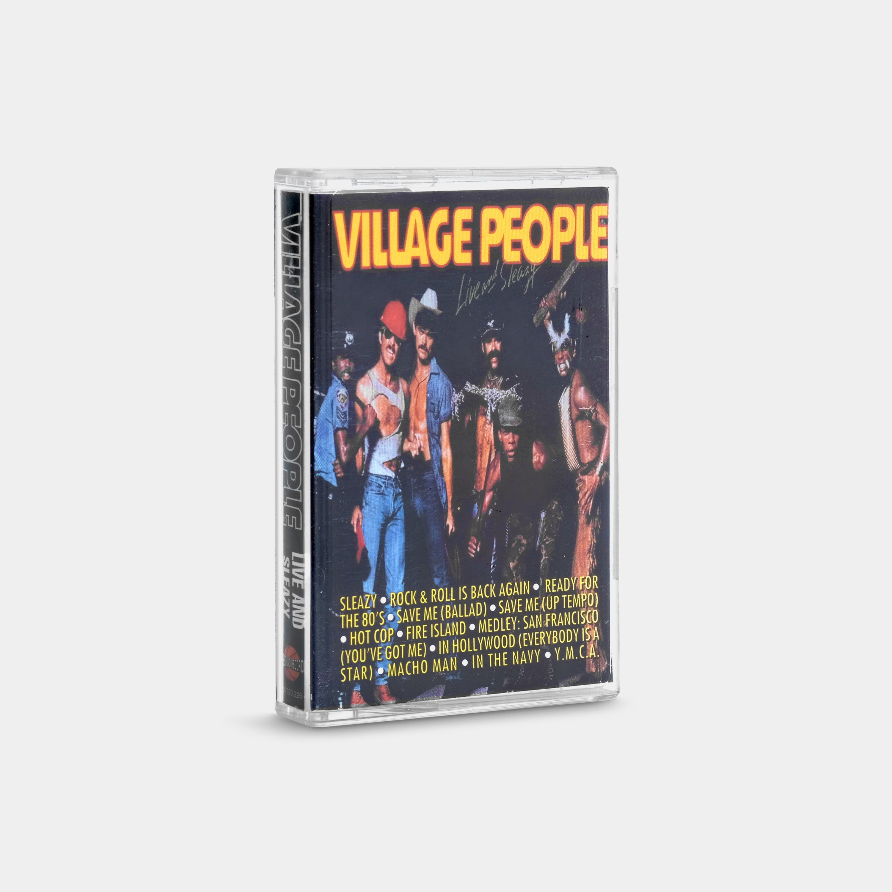 Village People - Live And Sleazy Cassette Tape