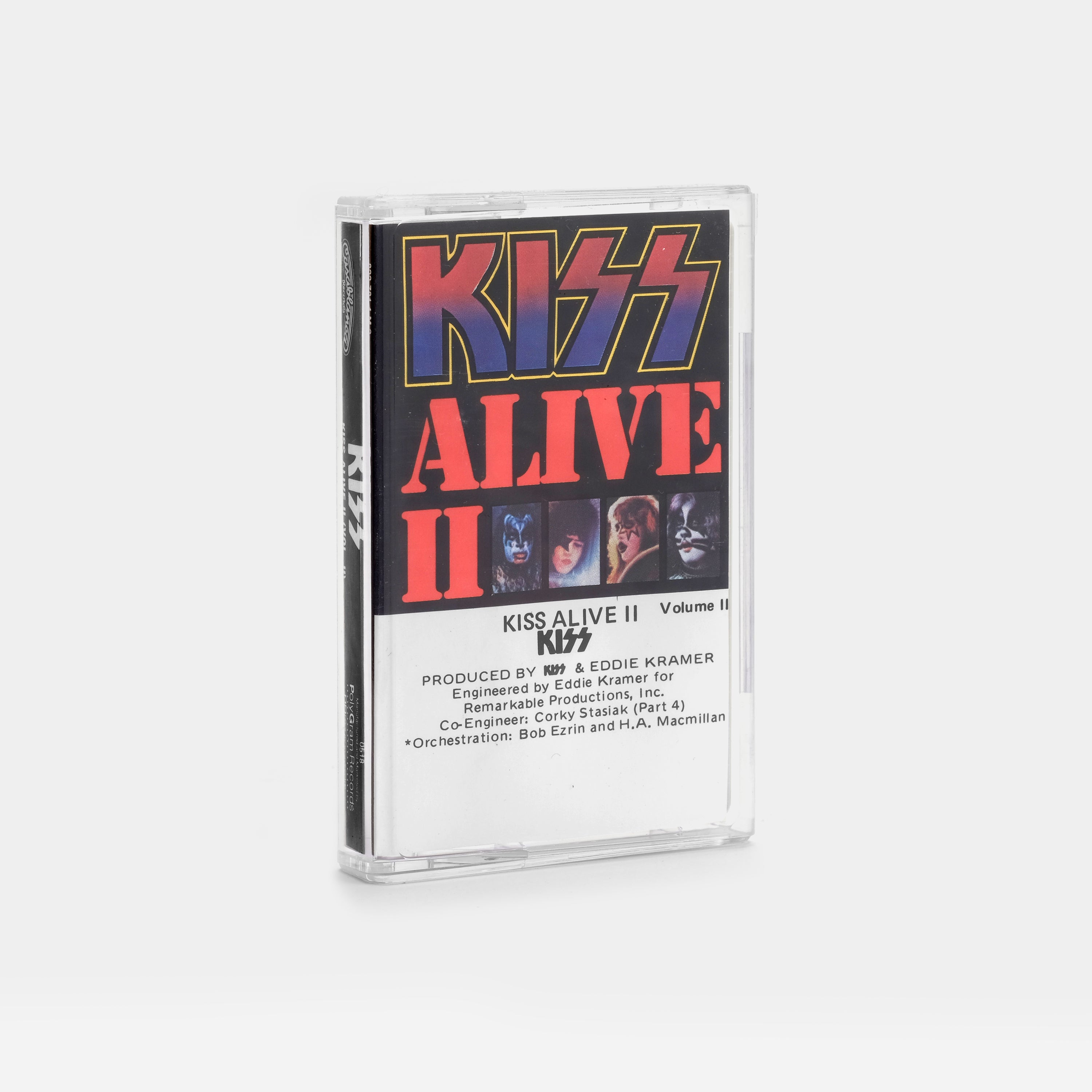 KISS - Alive II Cassette Tapes