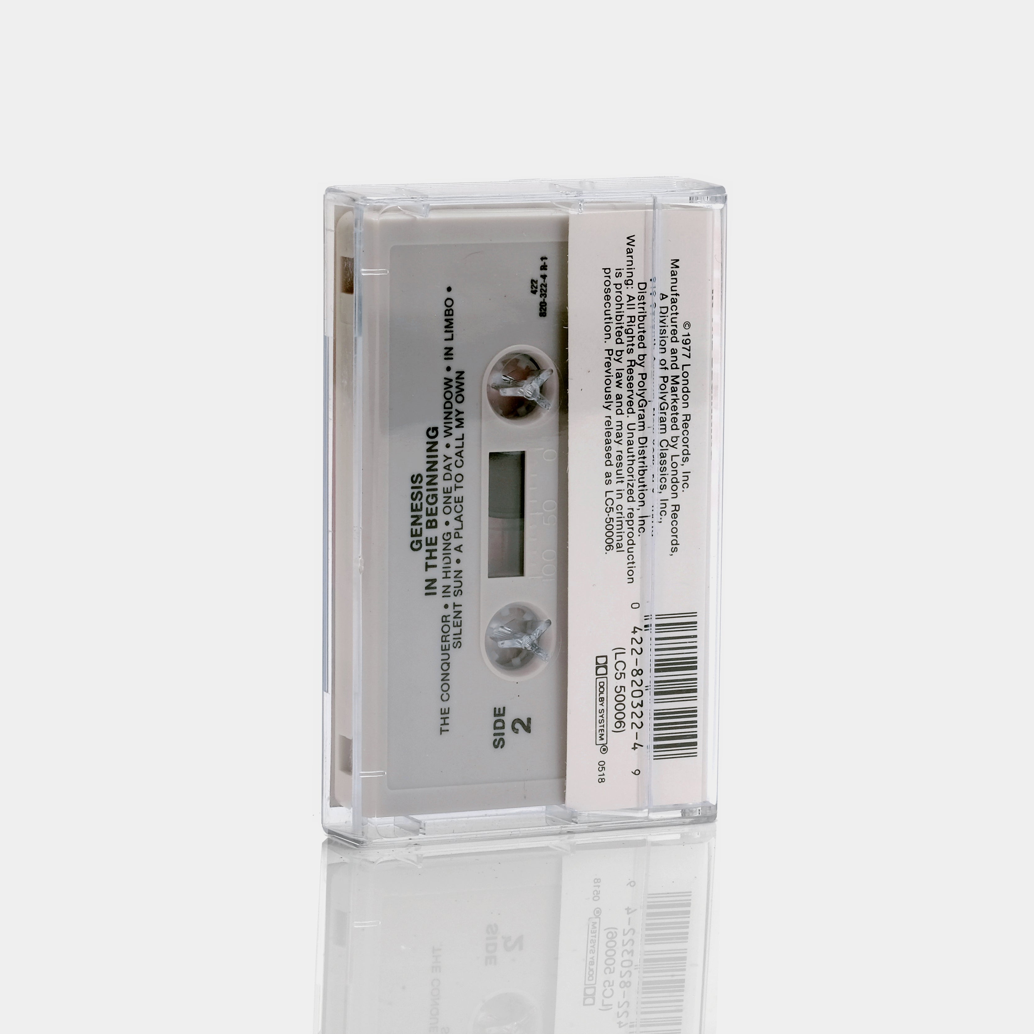 Genesis - In The Beginning Cassette Tape