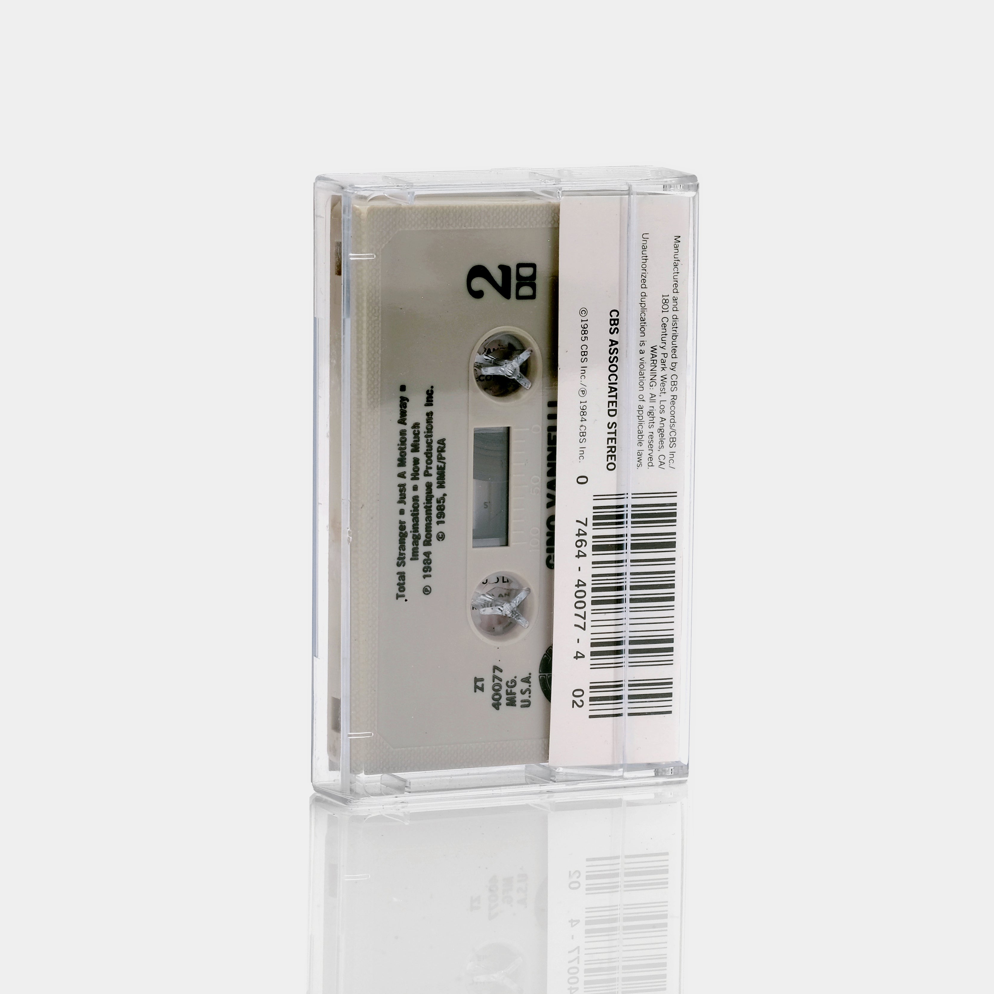 Gino Vannelli - Black Cars Cassette Tape
