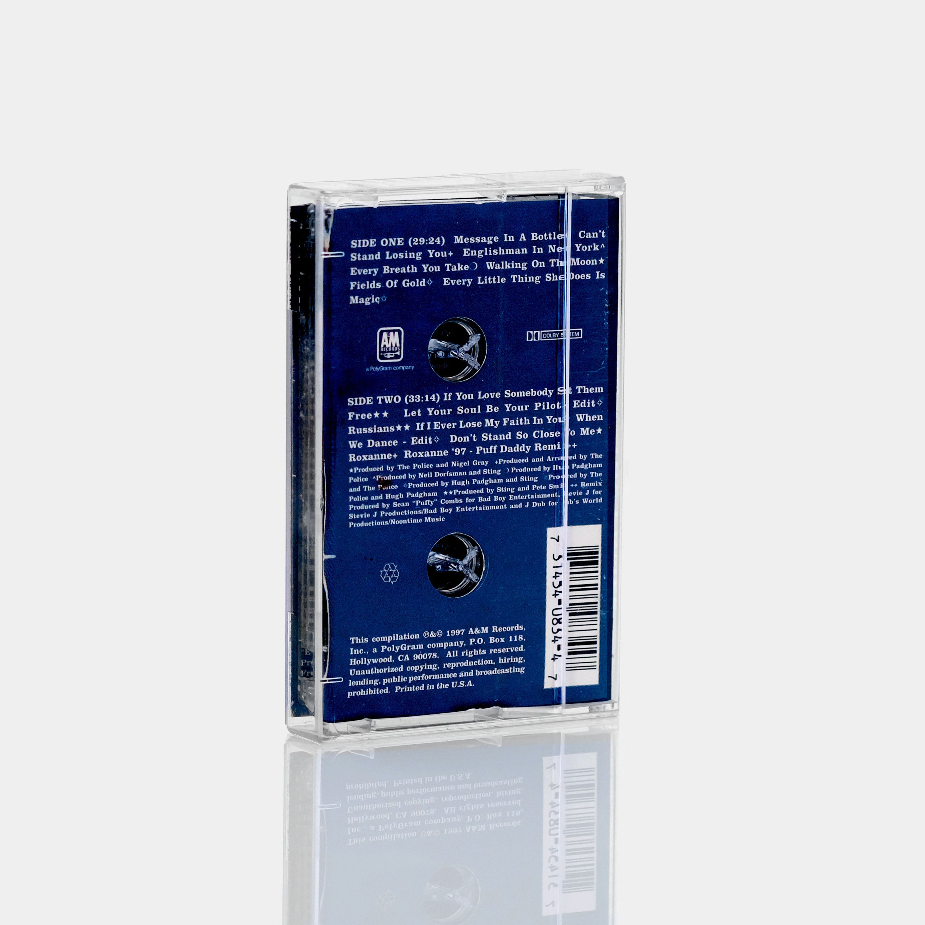 Sting & The Police - The Very Best Of Sting & The Police Cassette Tape
