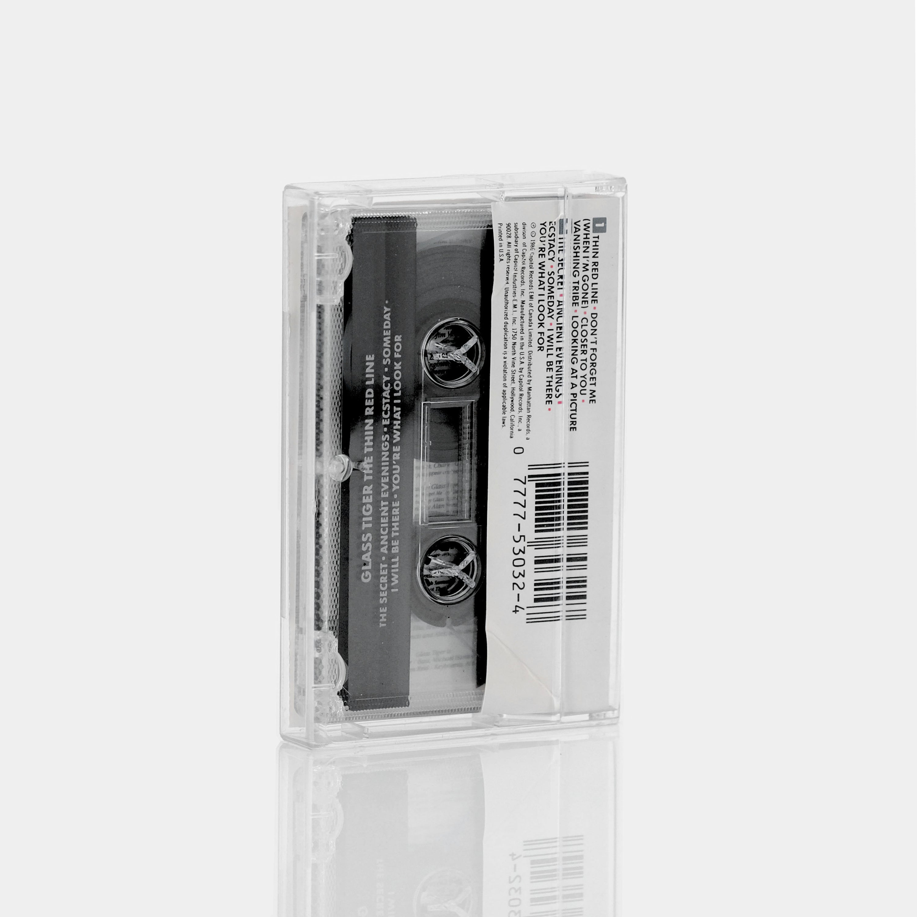 Glass Tiger - The Thin Red Line Cassette Tape