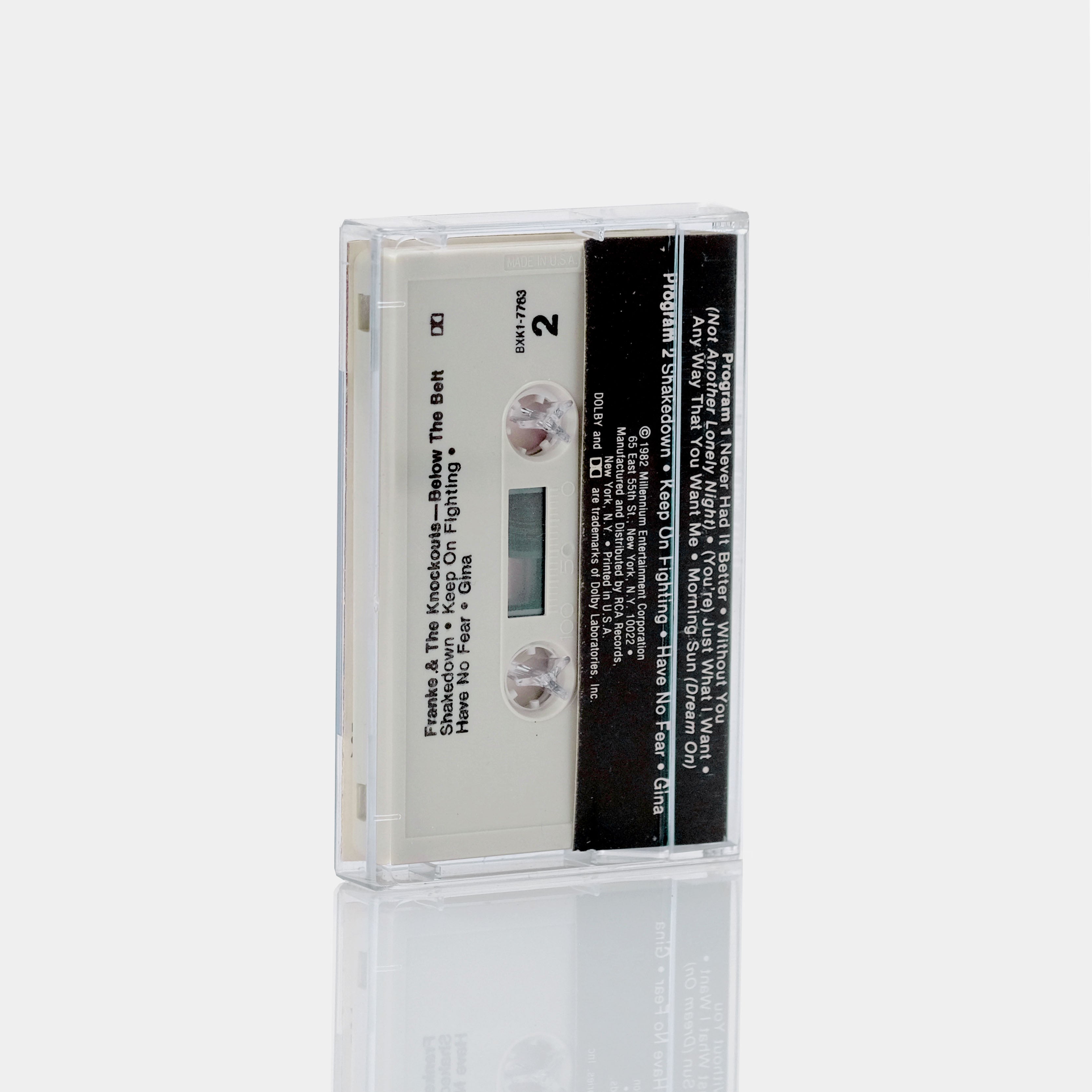 Franke & The Knockouts - Below The Belt Cassette Tape