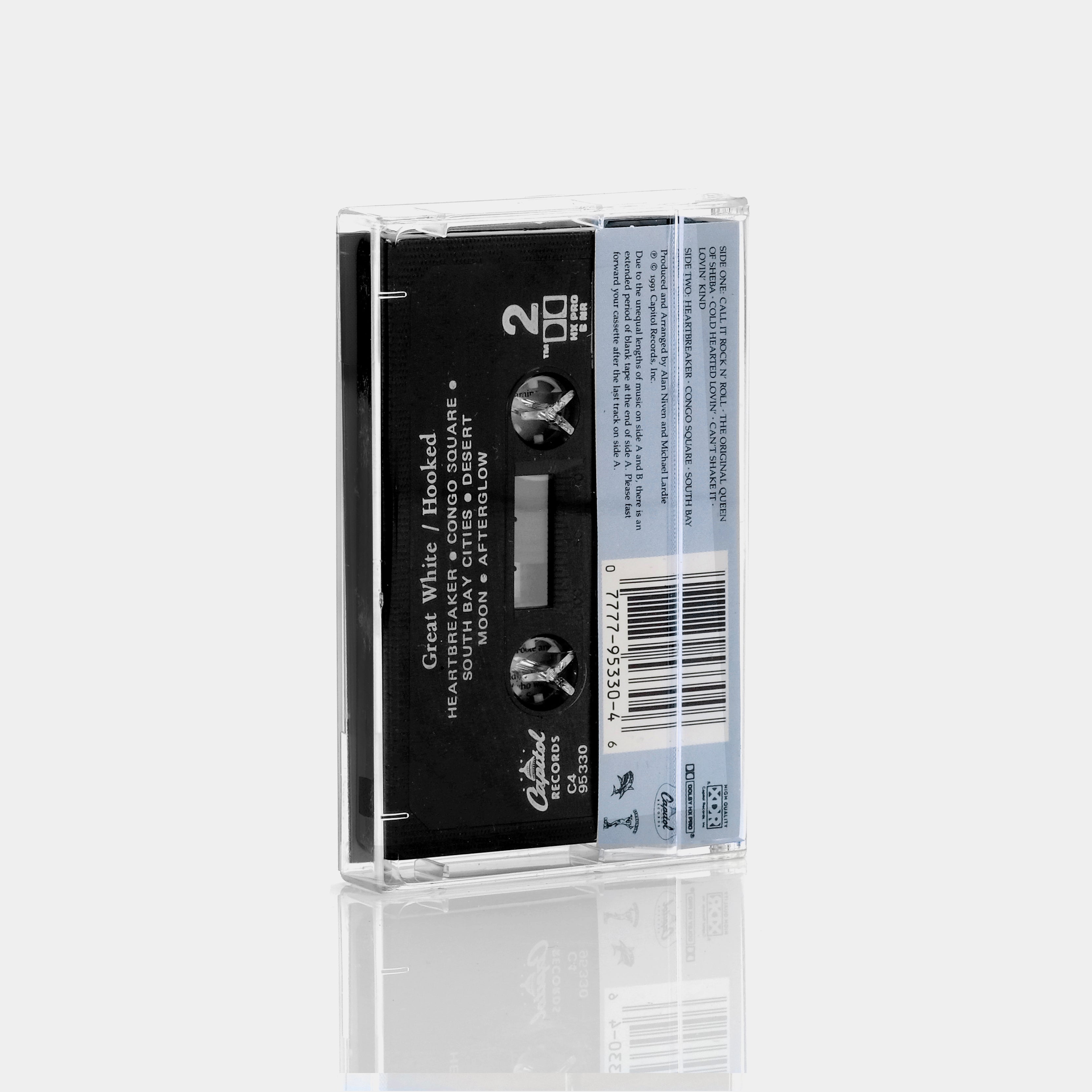 Great White - Hooked Cassette Tape
