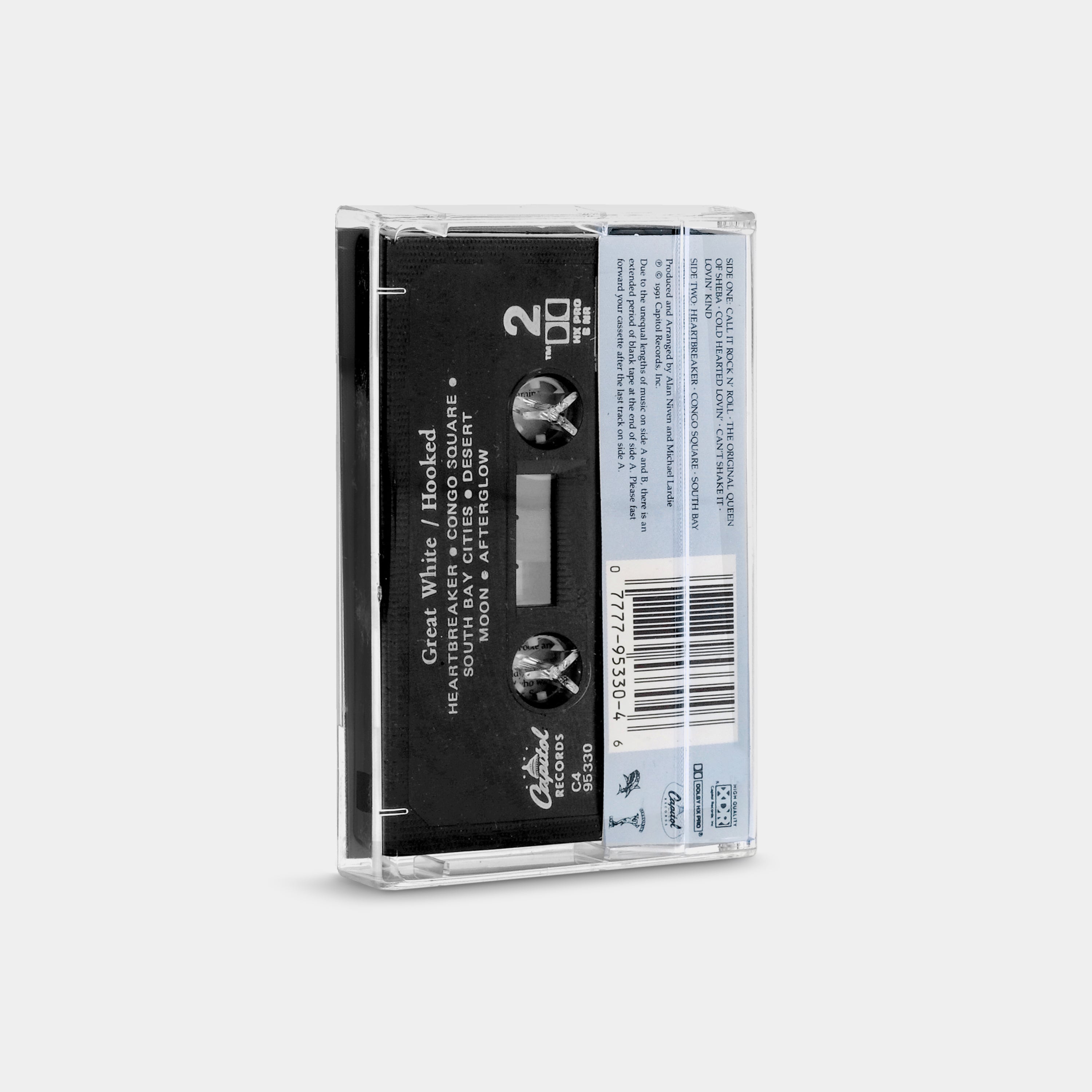 Great White - Hooked Cassette Tape