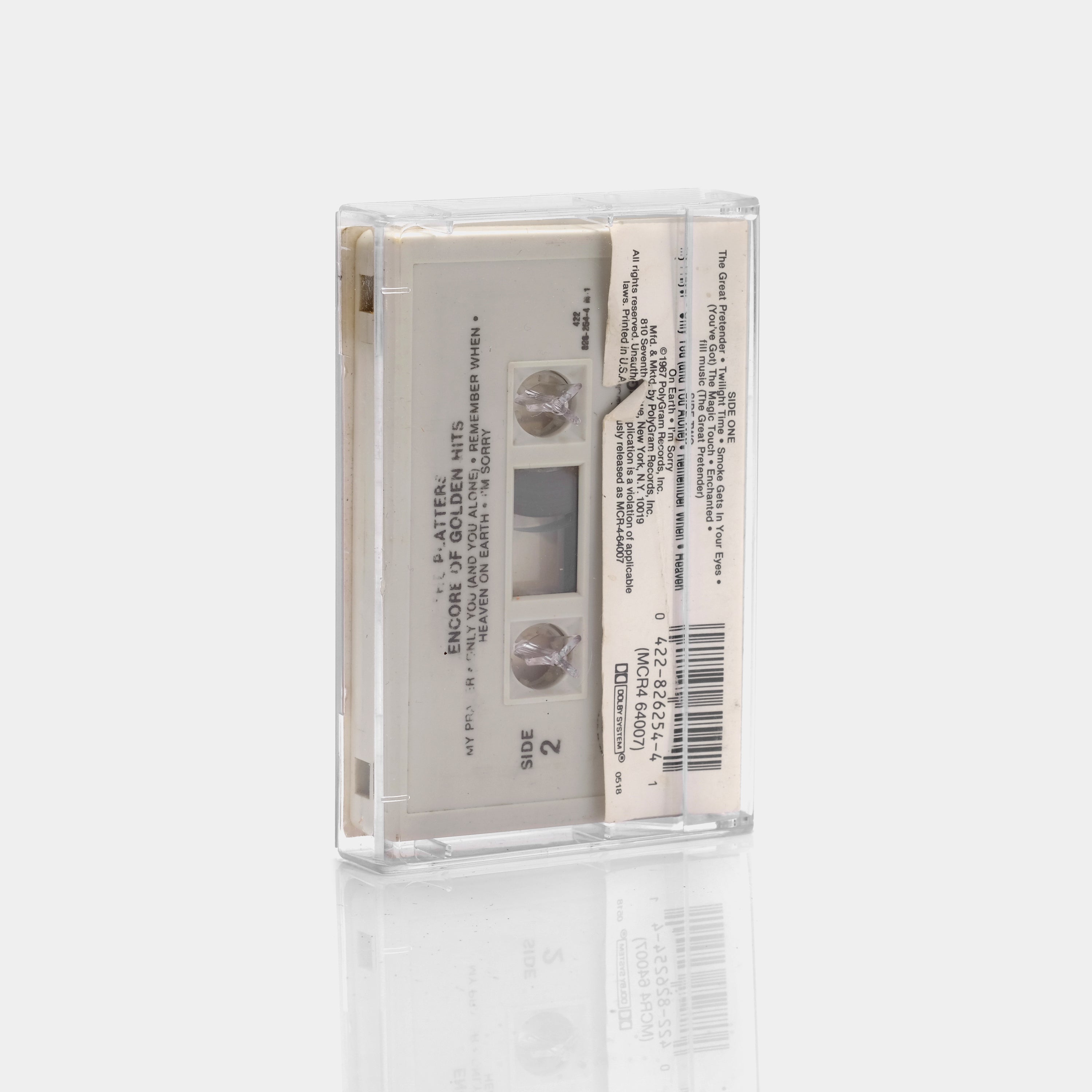 The Platters - Encore Of Golden Hits Cassette Tape