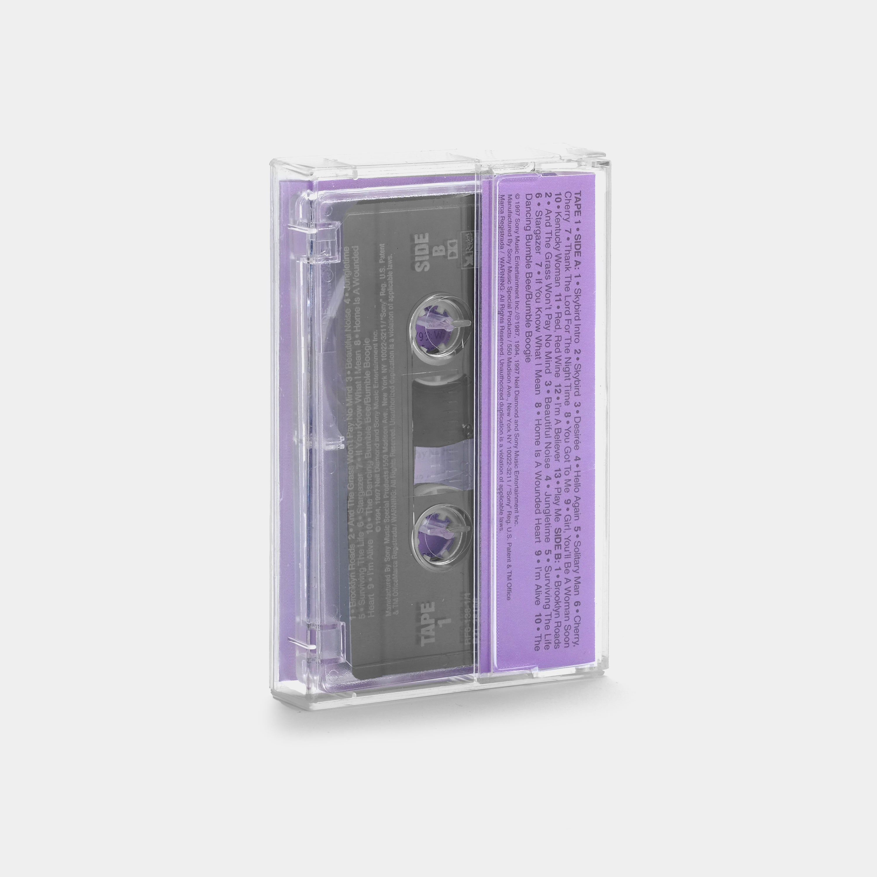 Neil Diamond - Live In Concert (Tape 1) Cassette Tape
