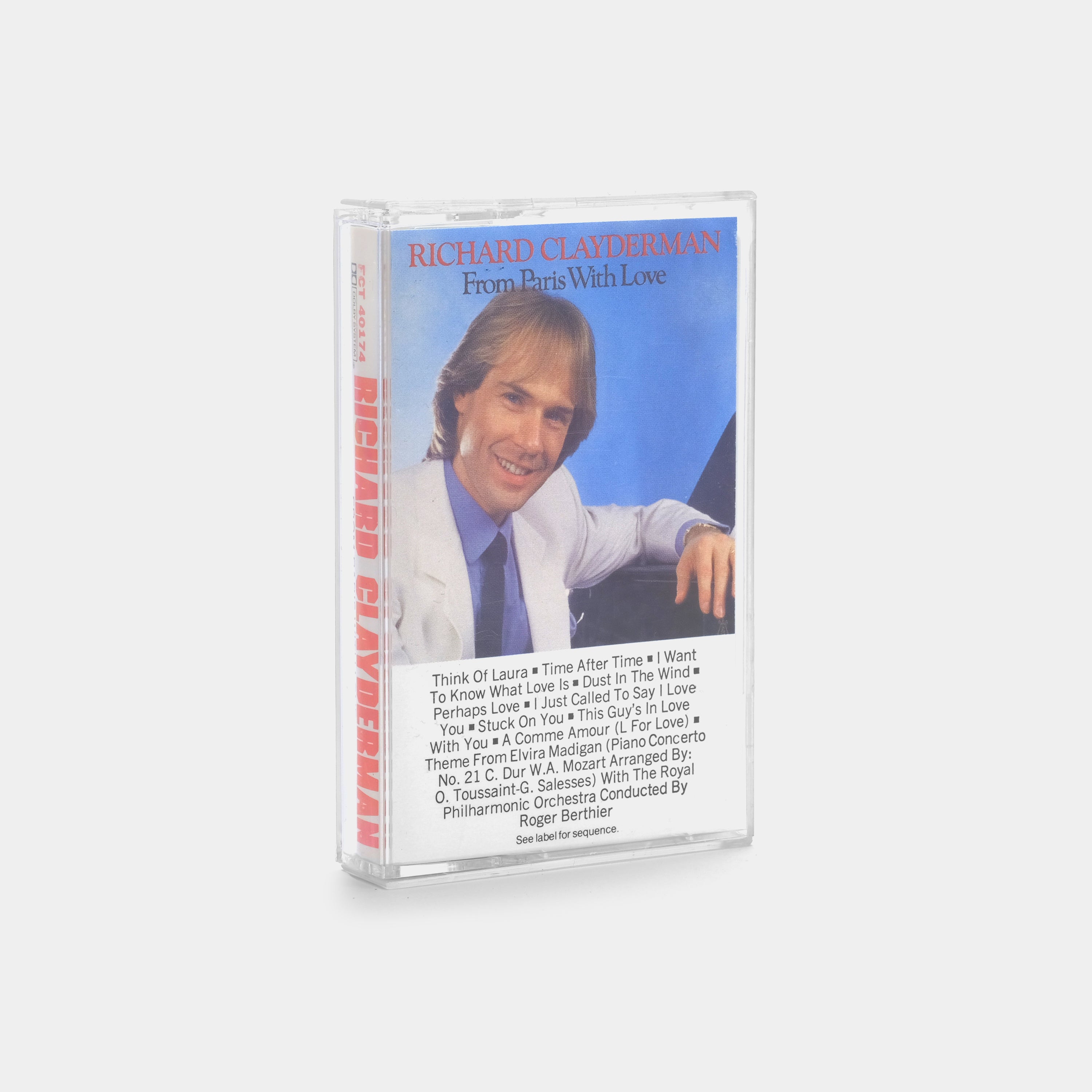 Richard Clayderman - From Paris With Love Cassette Tape