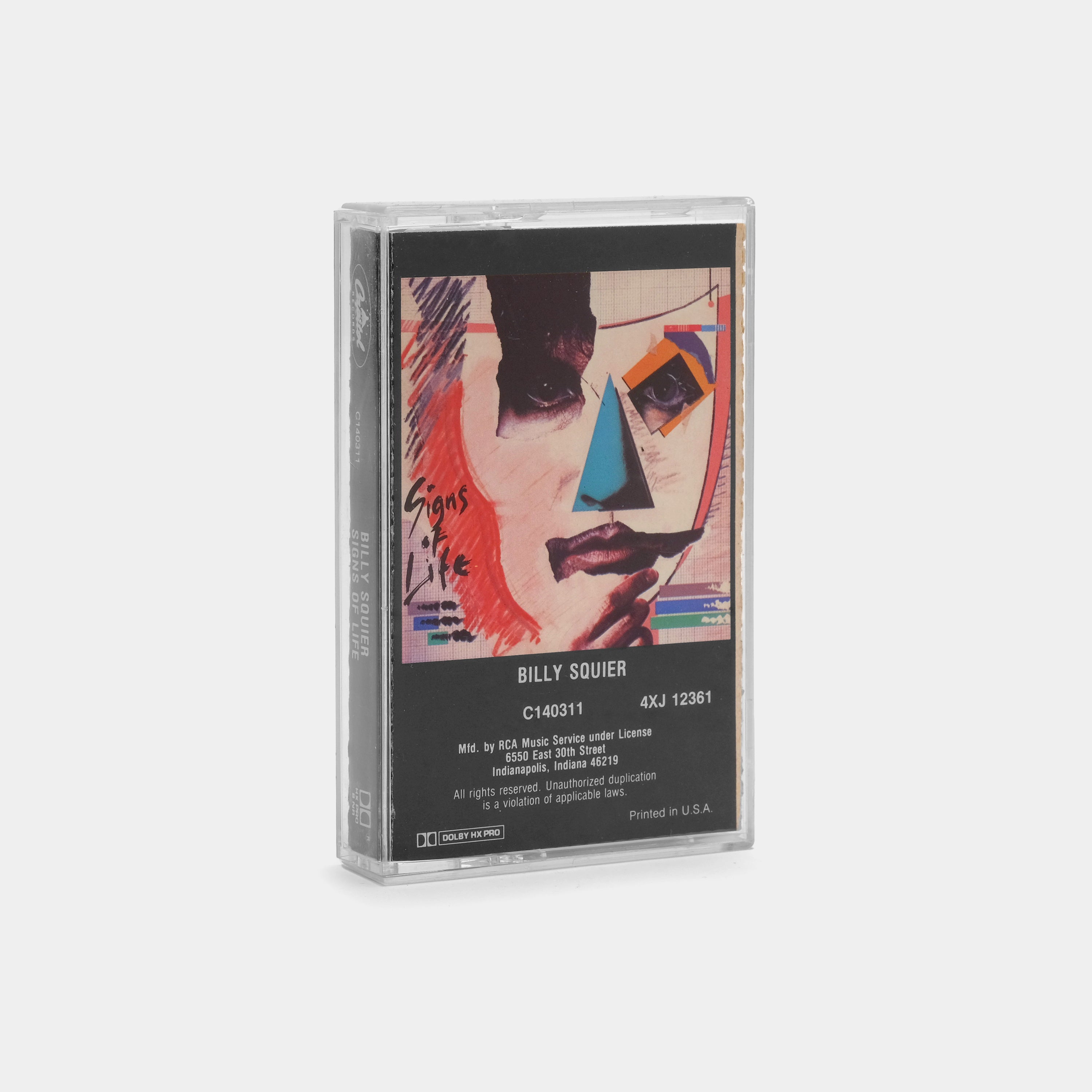 Billy Squier - Signs Of Life Cassette Tape