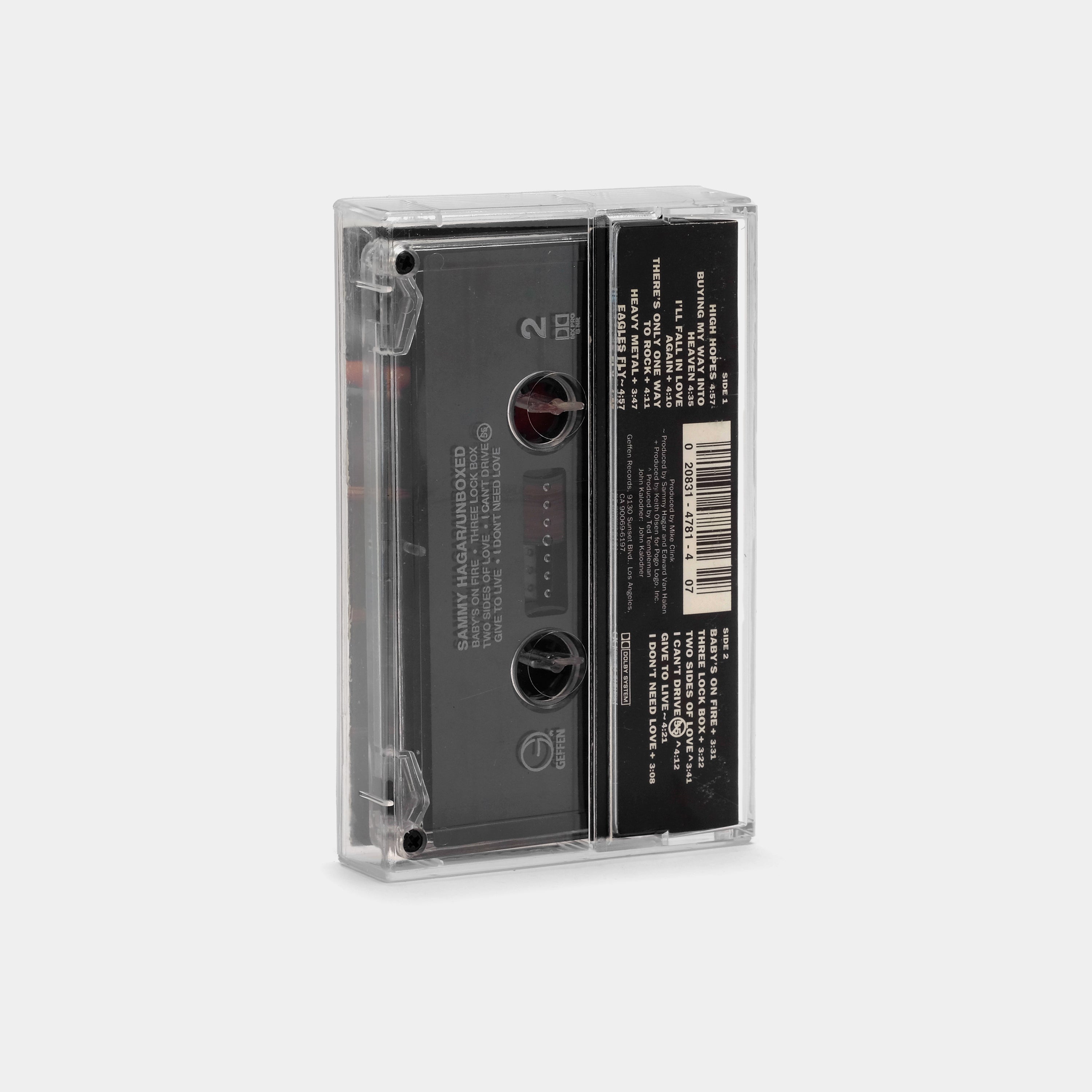 Sammy Hagar - Unboxed Cassette Tape