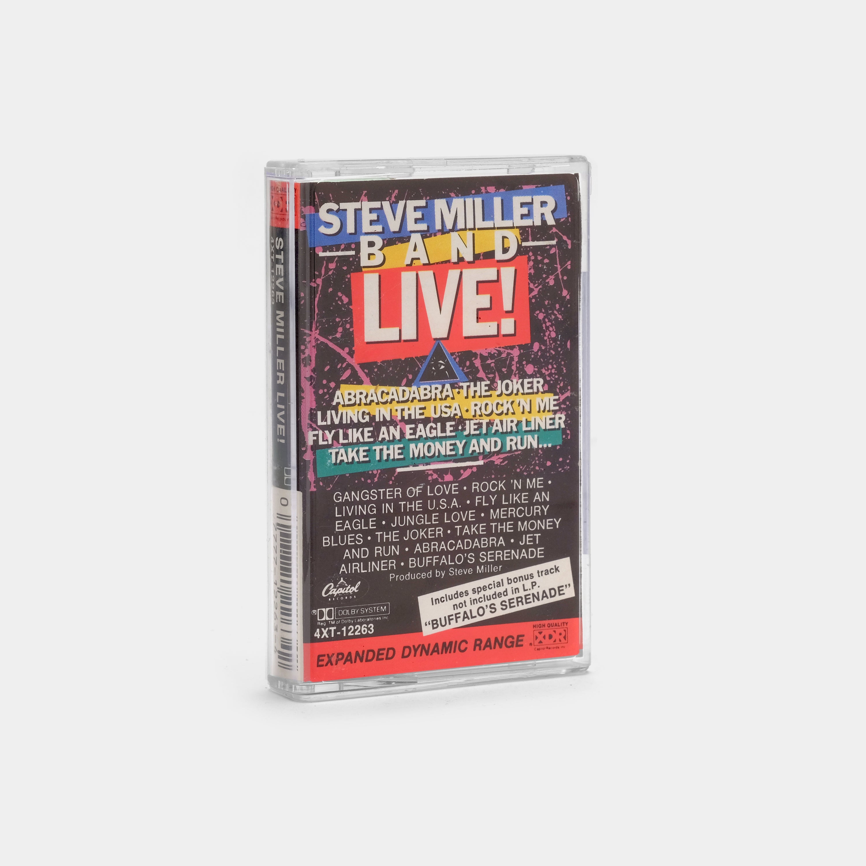 Steve Miller Band - Live! Cassette Tape