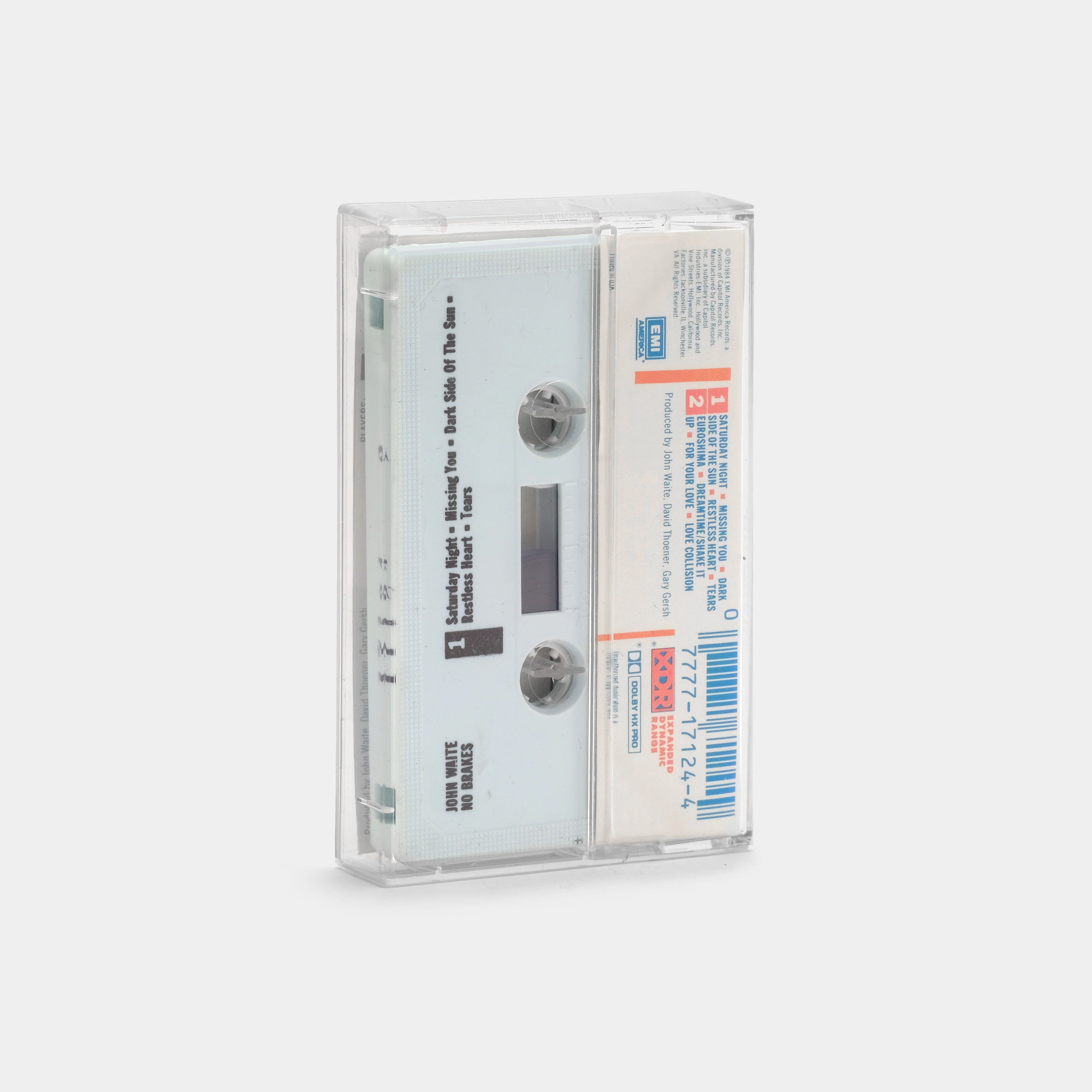 John Waite - No Brakes Cassette Tape