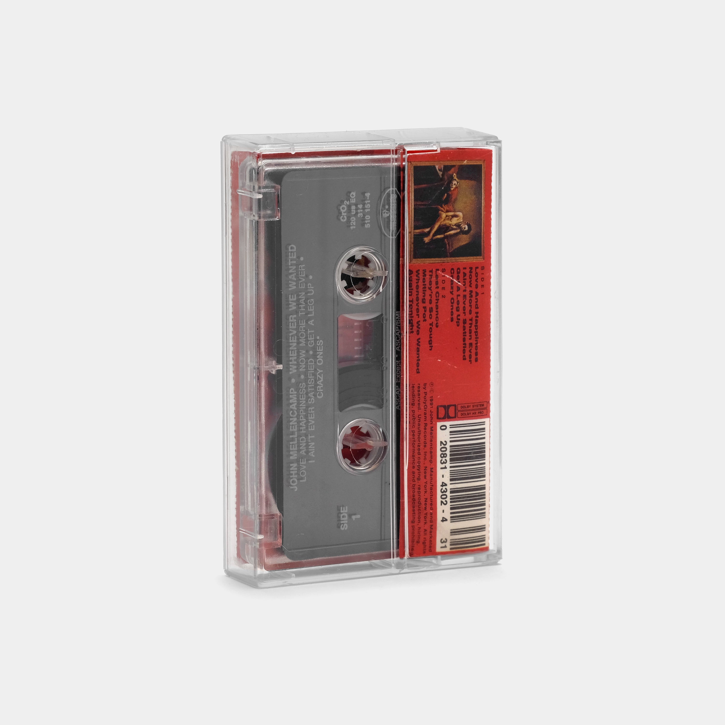 John Mellencamp - Whenever We Wanted Cassette Tape