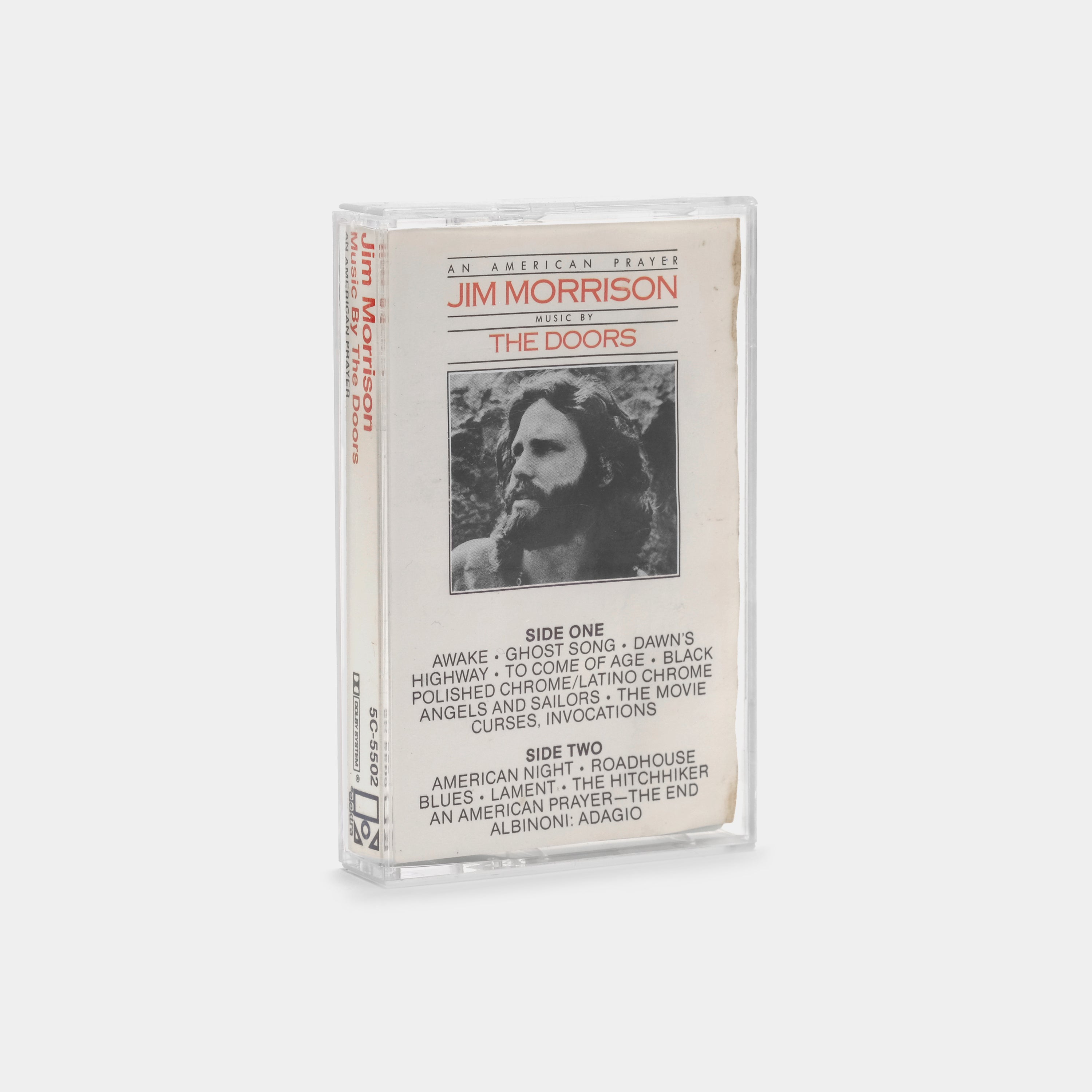 Jim Morrison Music By The Doors - An American Prayer Cassette Tape